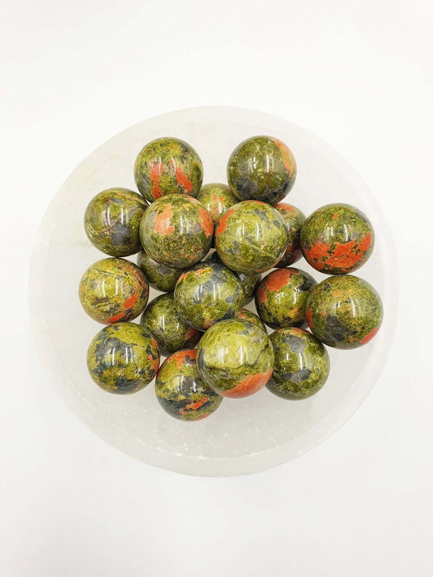 Unakite Crystal Mini Sphere