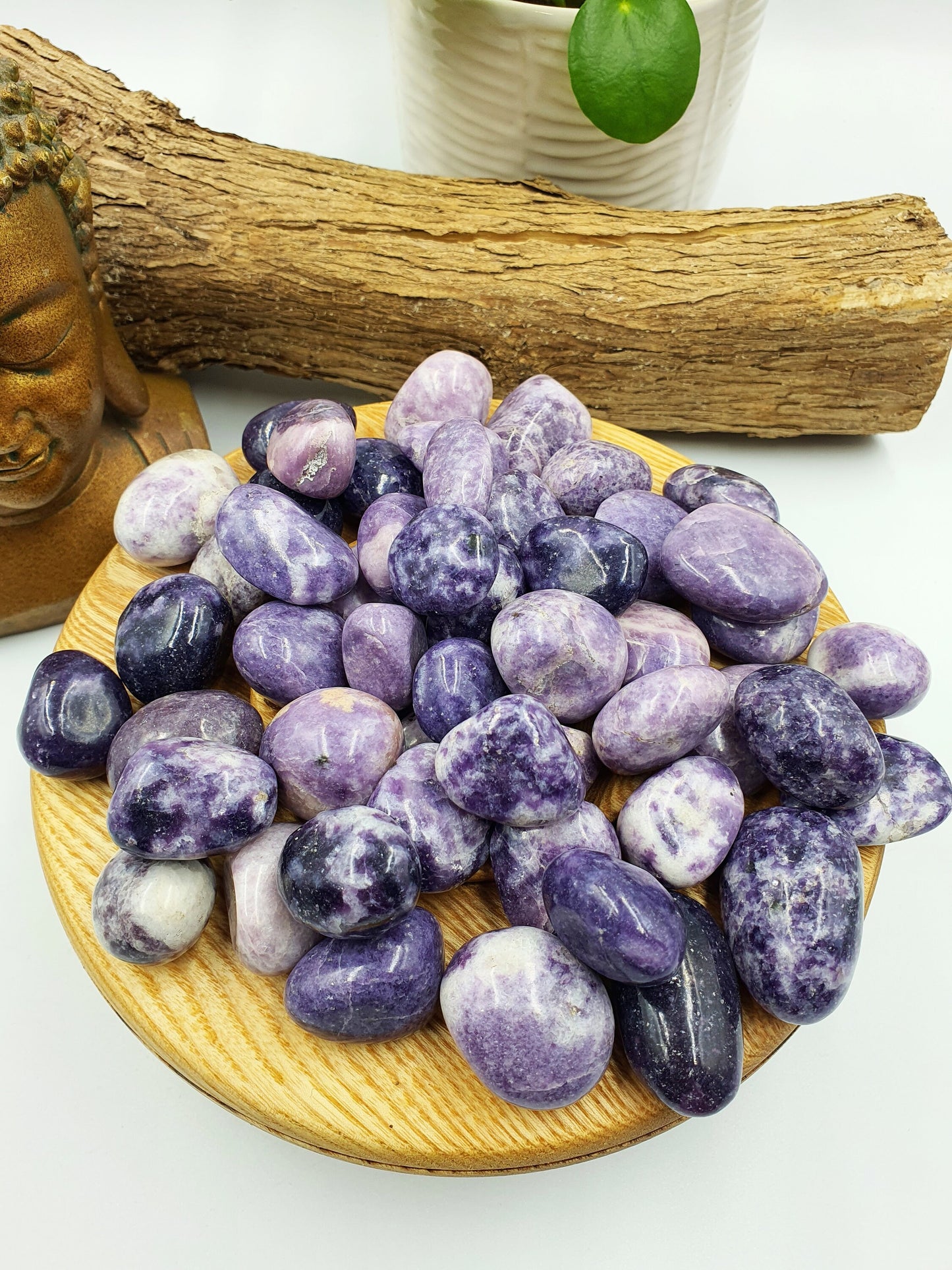 Lepidolite Tumbles