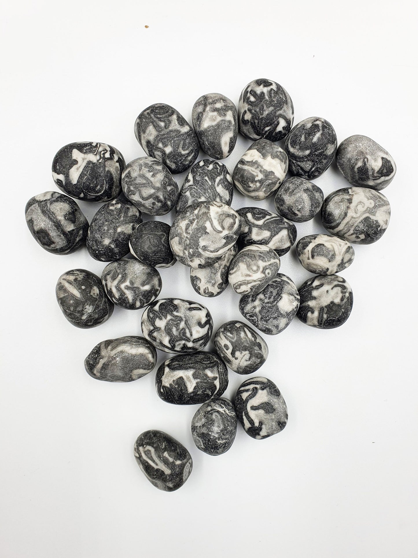 Shell Jasper Tumble/Shell Obsidian Tumble/Marbled Shell Jasper Tumble/Thousand Eye Tumble