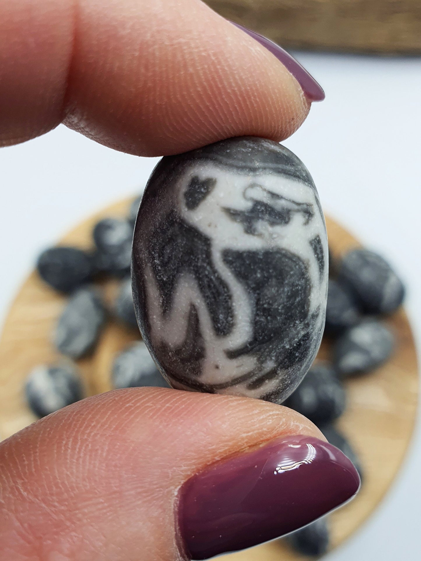 Shell Jasper Tumble/Shell Obsidian Tumble/Marbled Shell Jasper Tumble/Thousand Eye Tumble