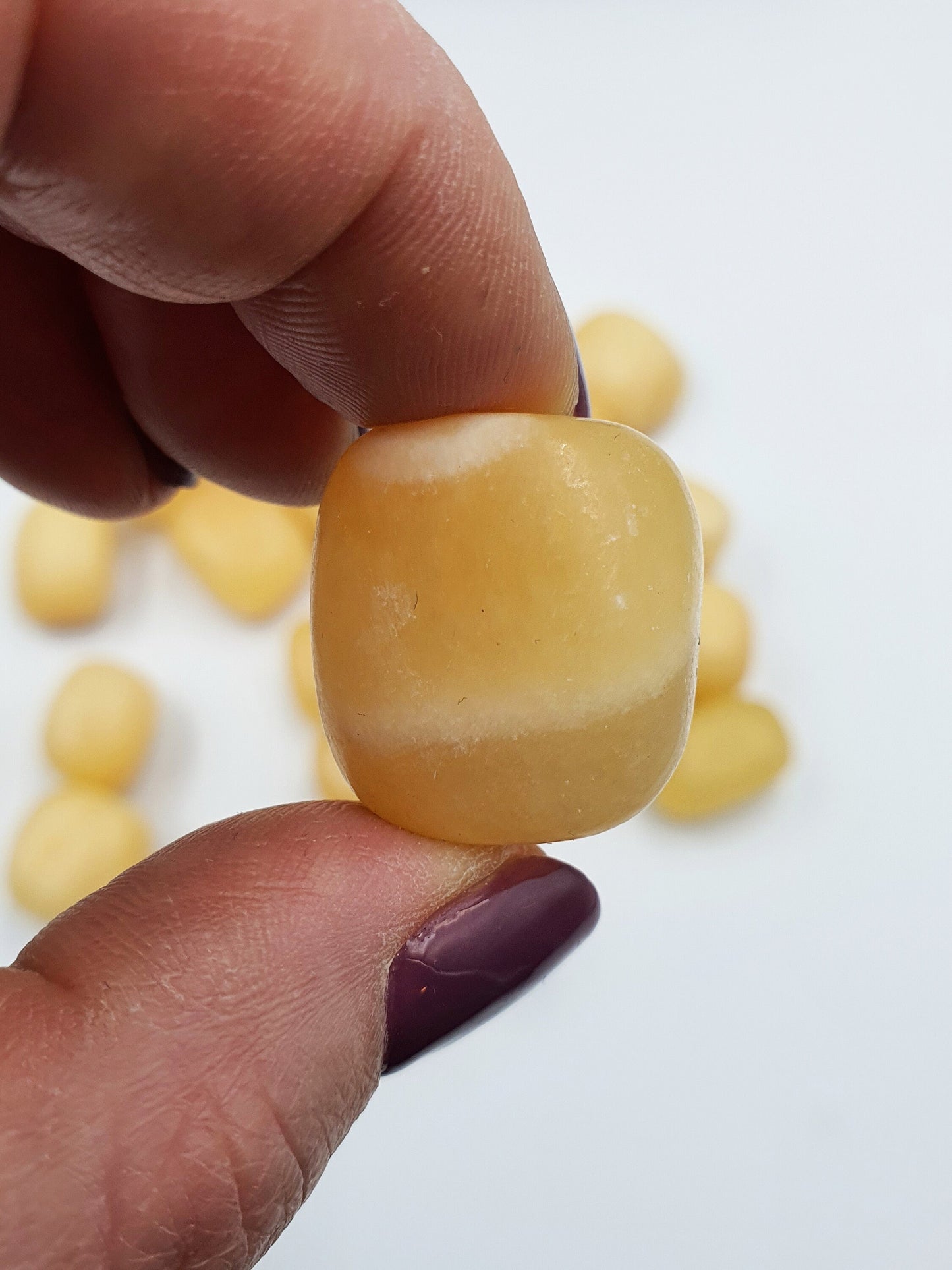 Yellow Calcite Tumbles