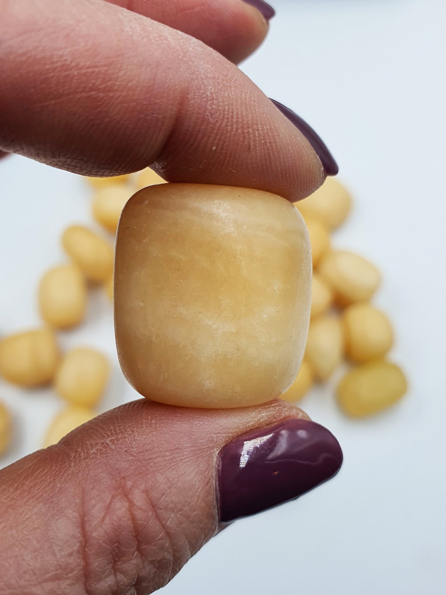 Yellow Calcite Tumbles