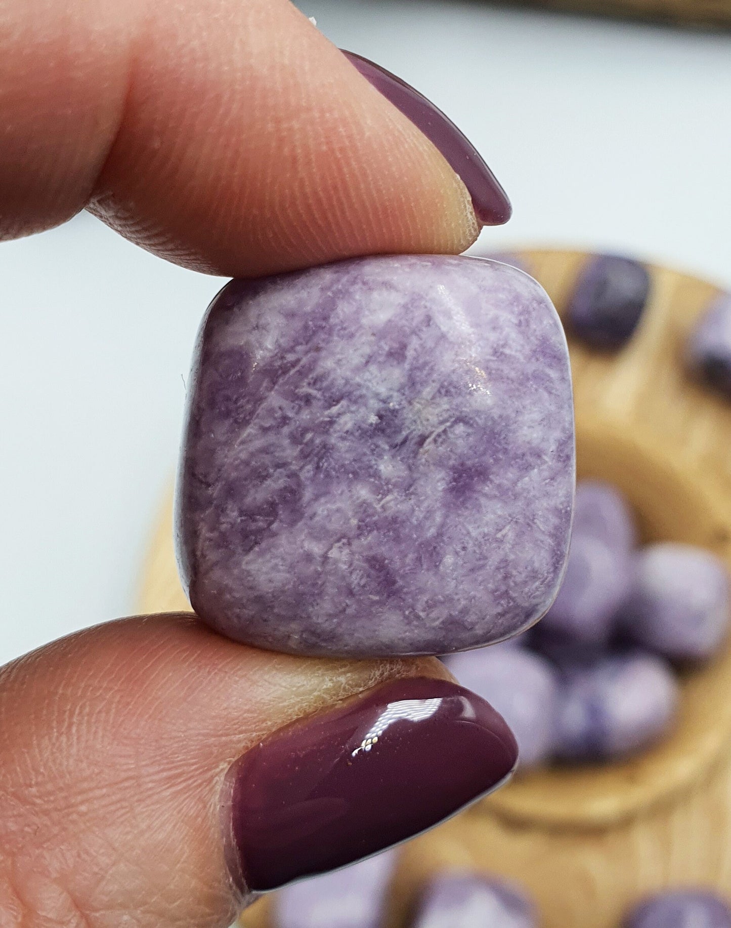 Lepidolite Tumbles