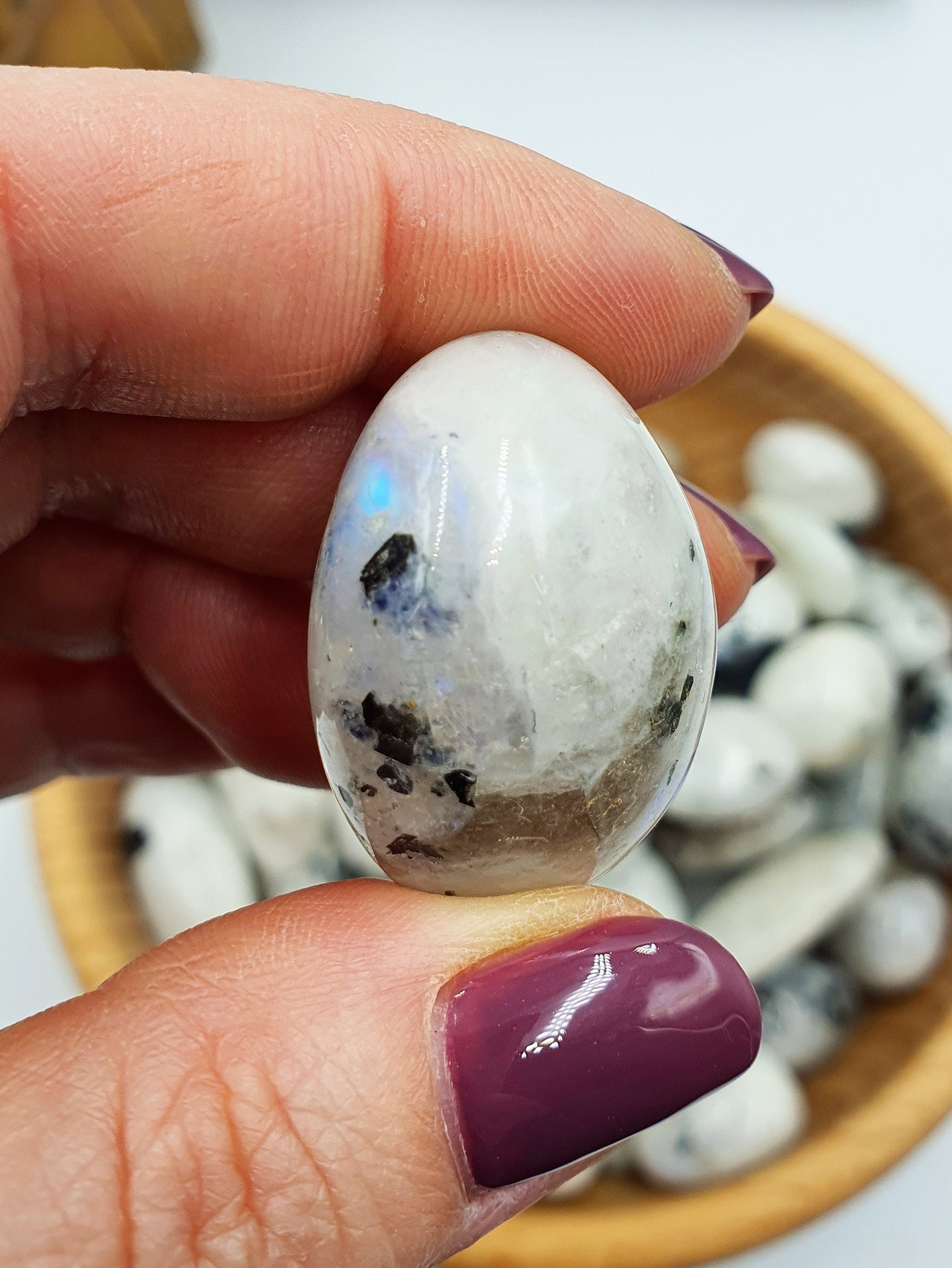 Rainbow Moonstone Tumbles
