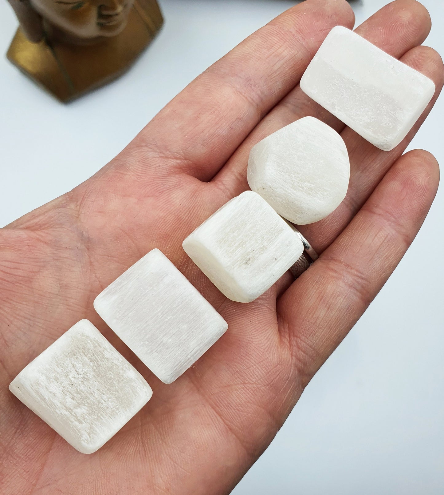 Selenite Crystal Tumbles