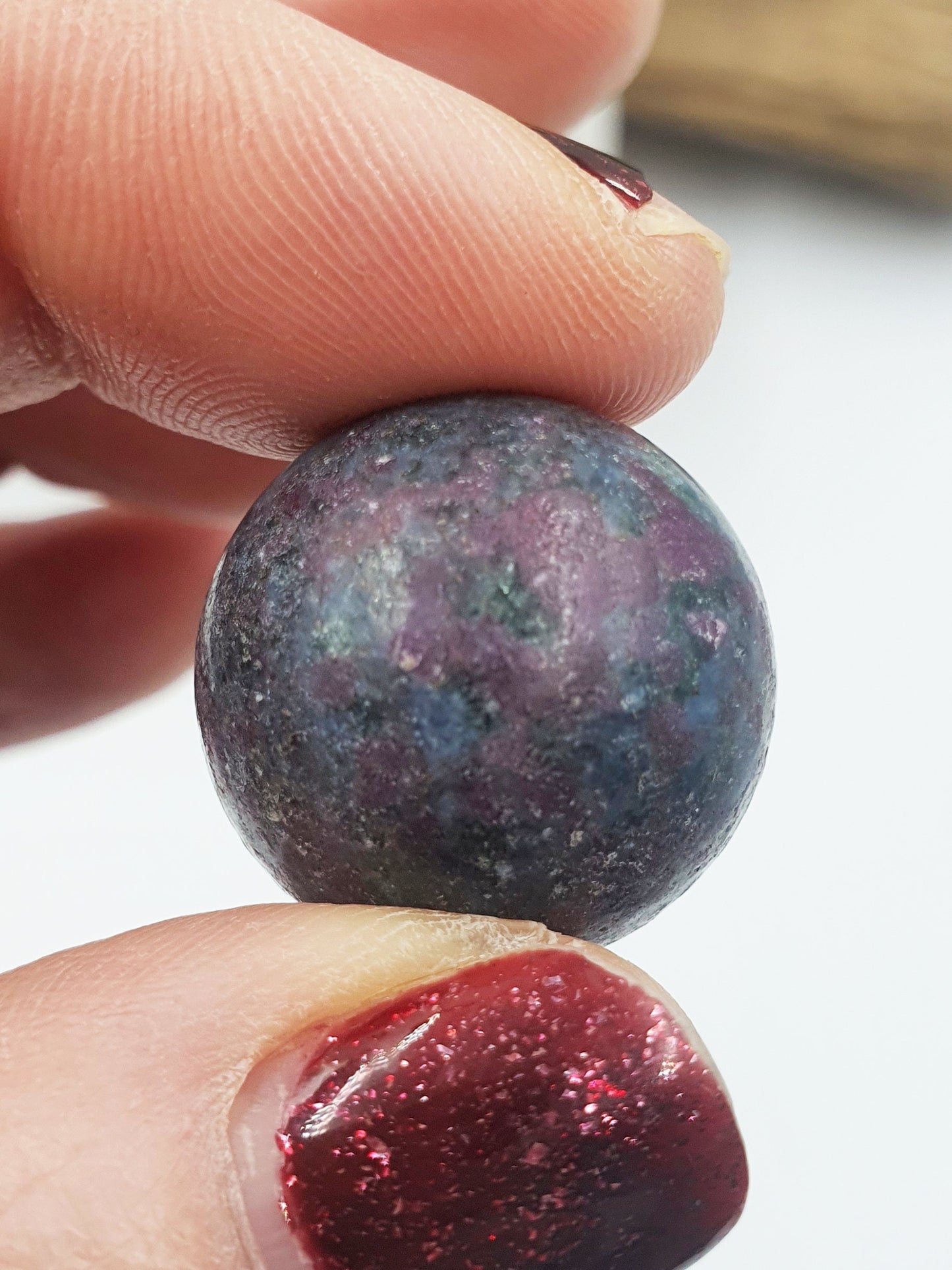 Ruby in Fuchsite Mini Crystal Sphere - approx 20mm