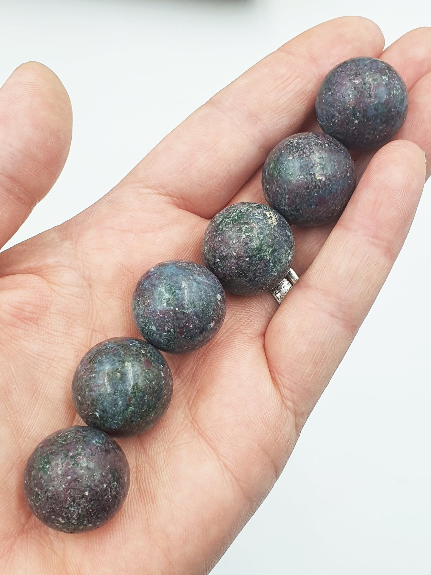 Ruby in Fuchsite Mini Crystal Sphere - approx 20mm