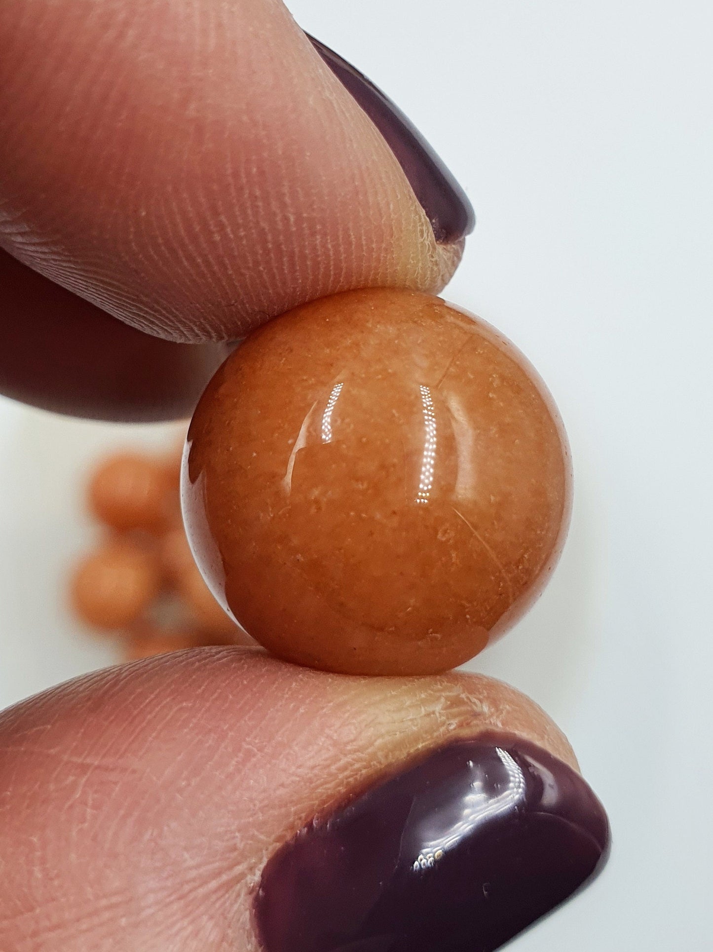 Red Aventurine Crystal Mini Sphere - approx 16mm
