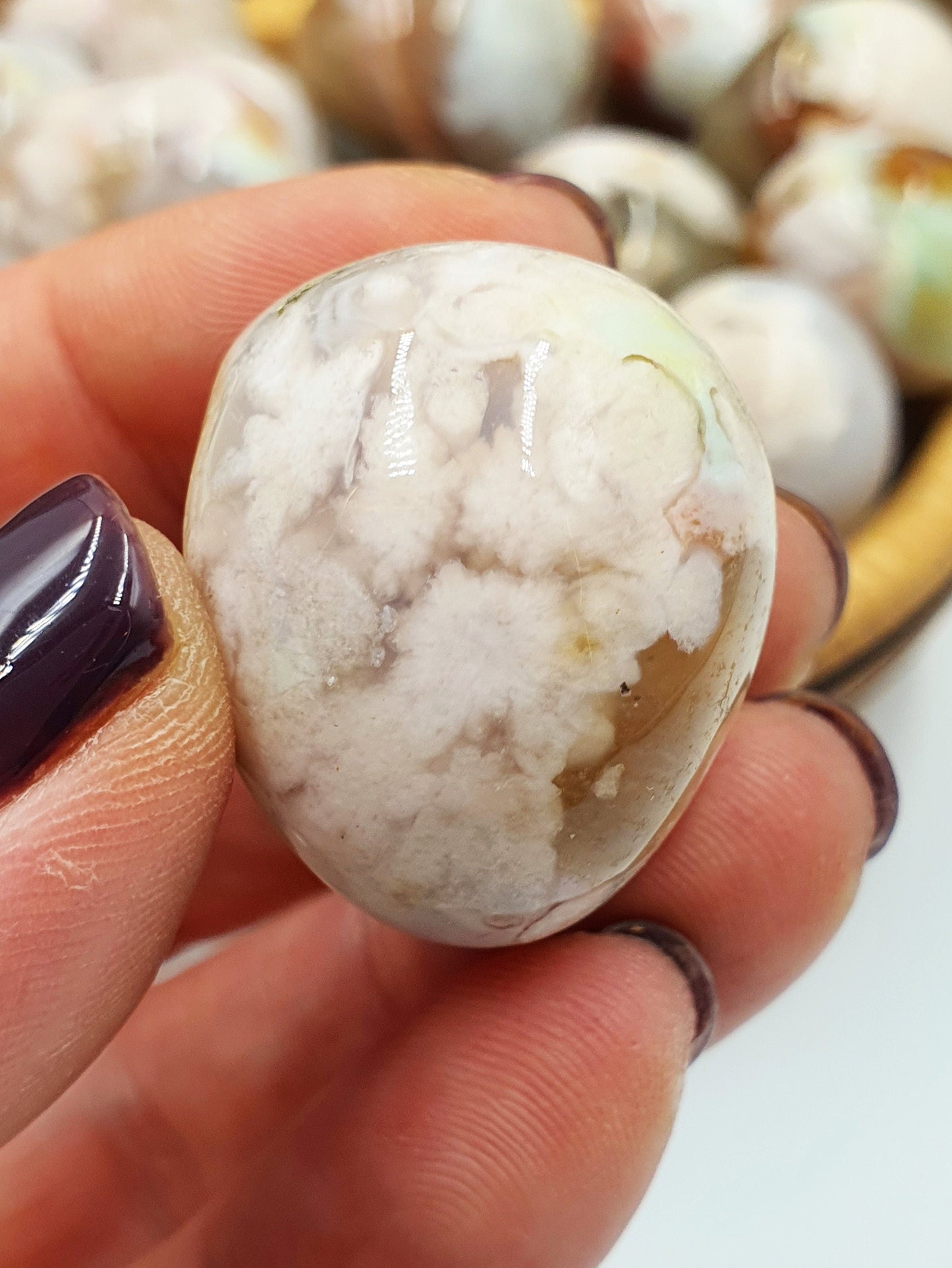 Flower Agate Tumbles