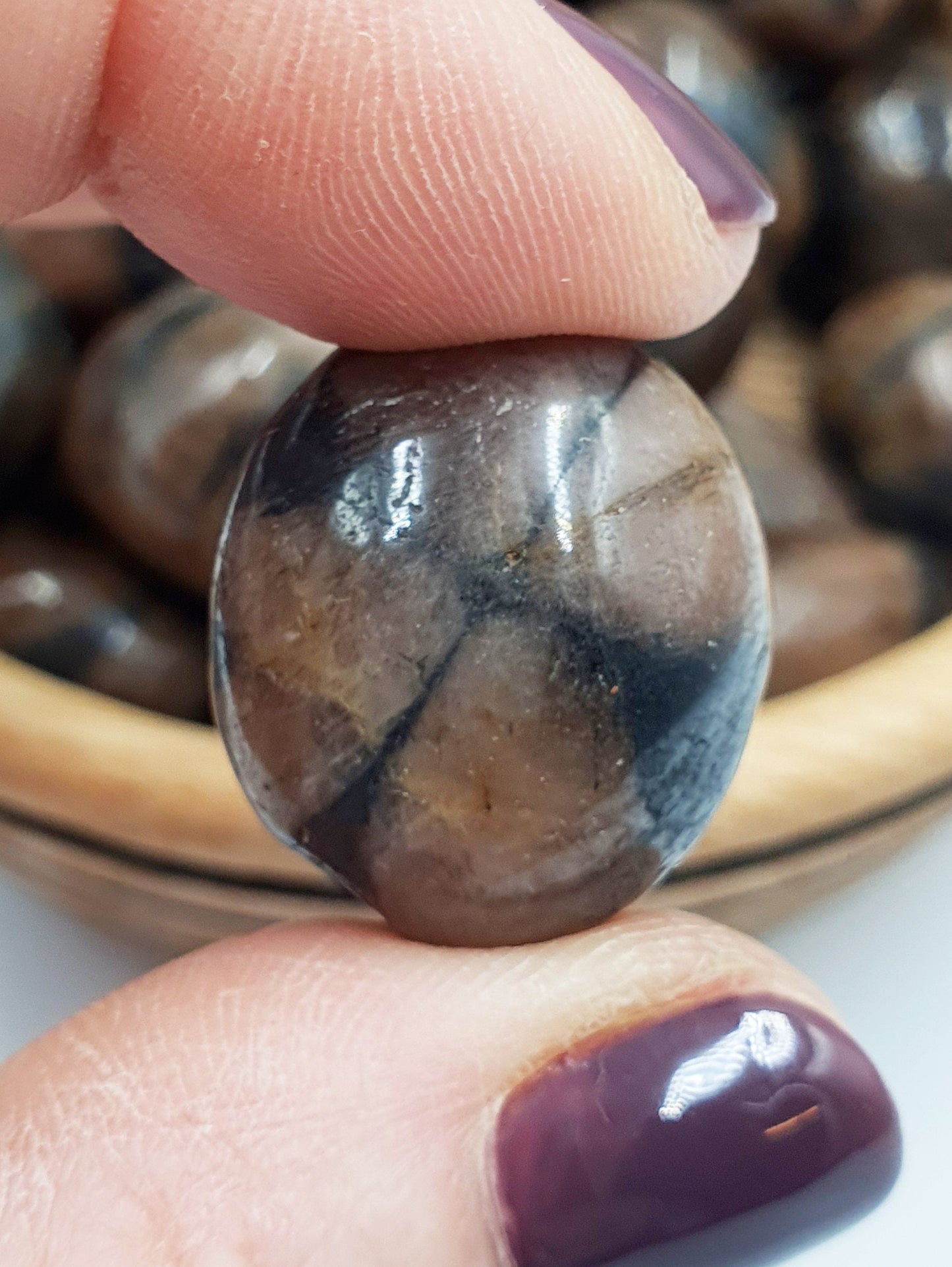 Chiastolite Crystal Tumble