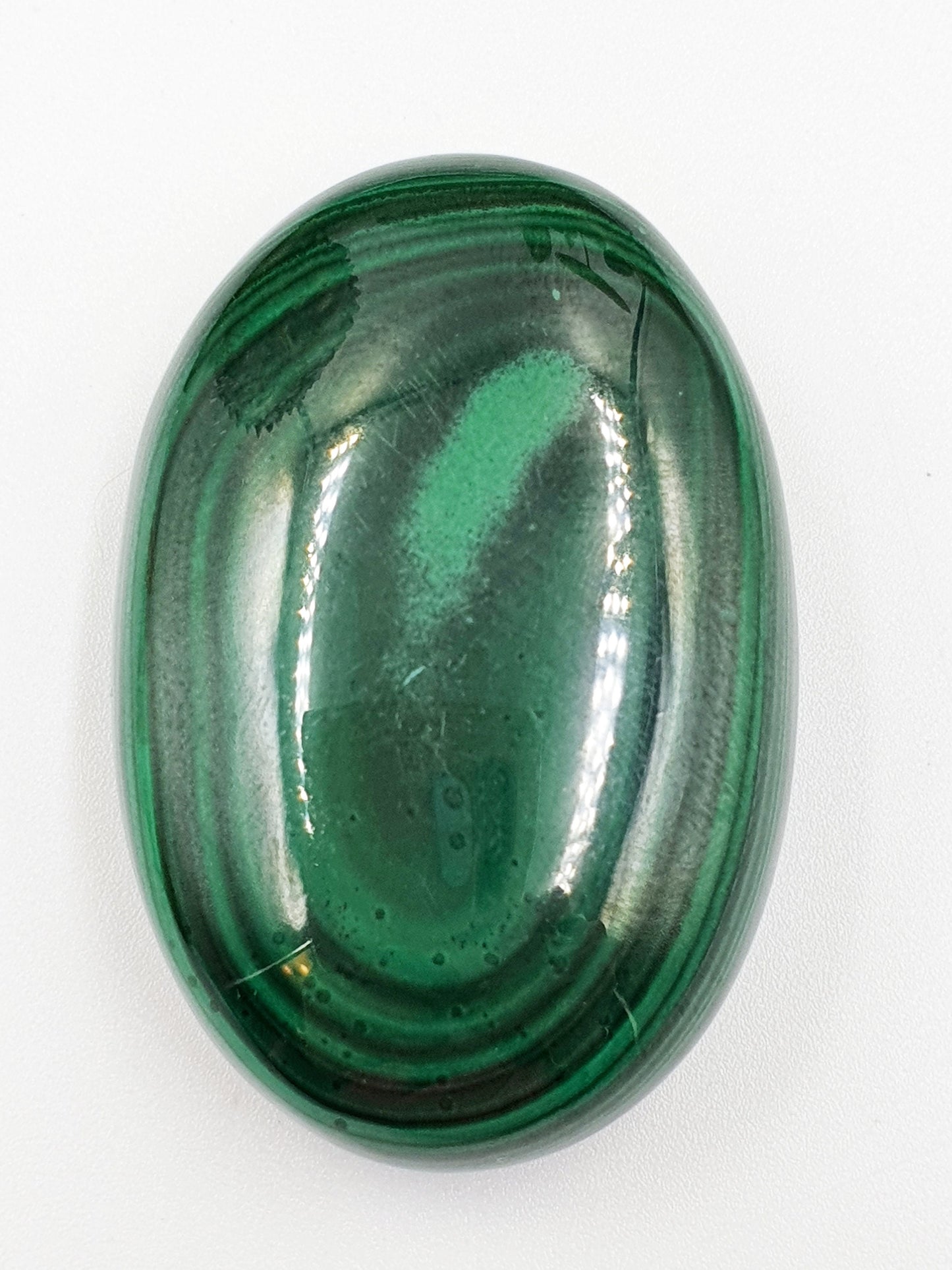 Natural Silky Smooth Malachite Crystal Palm