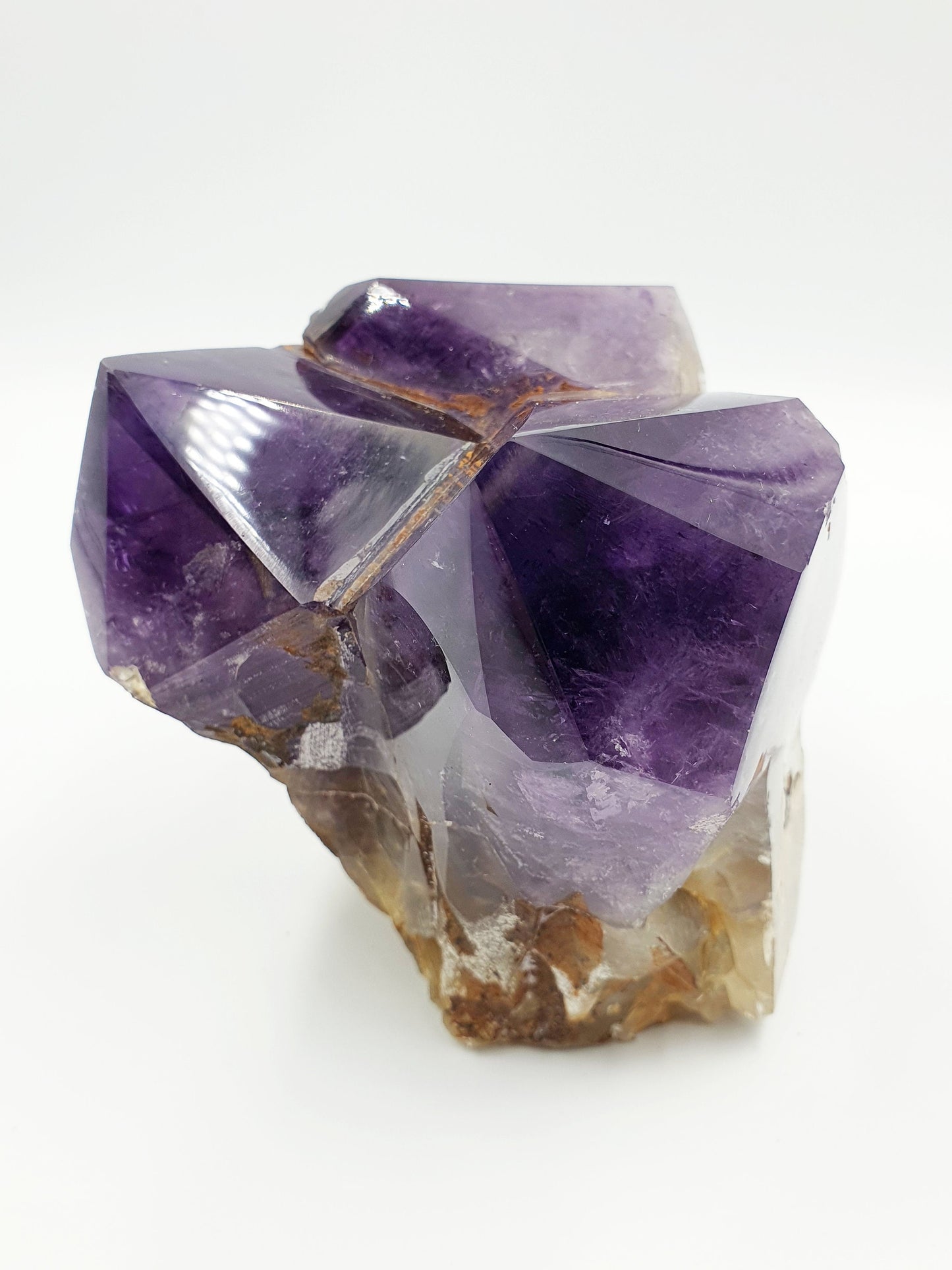 Amethyst Raw Polished Crystal Point