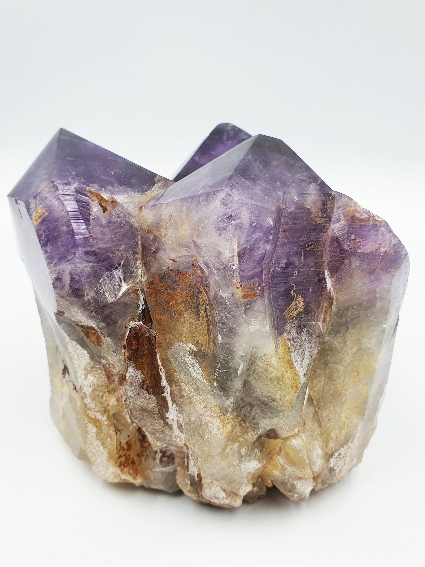 Amethyst Raw Polished Crystal Point