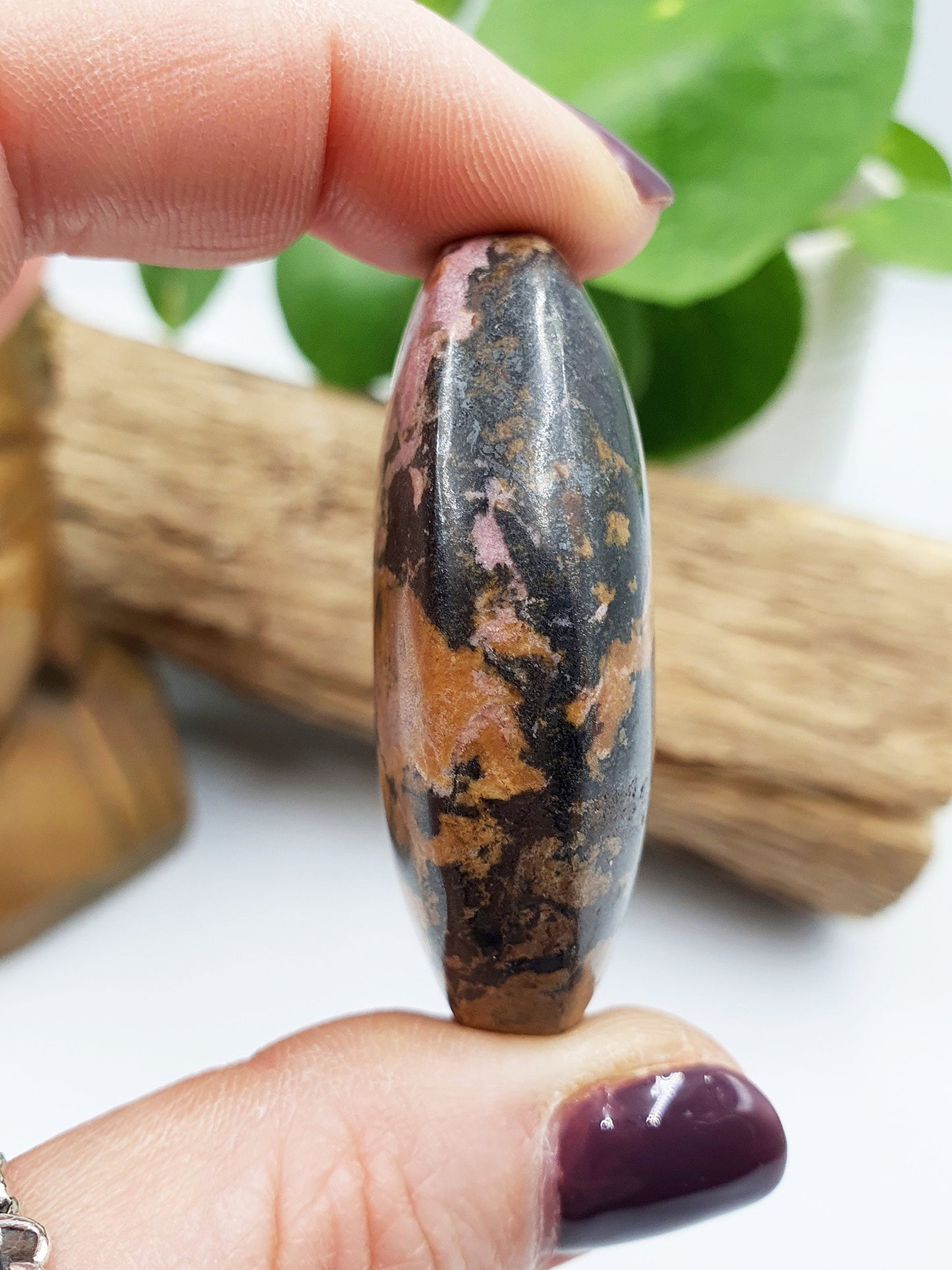 Rhodonite Crystal Palmstone