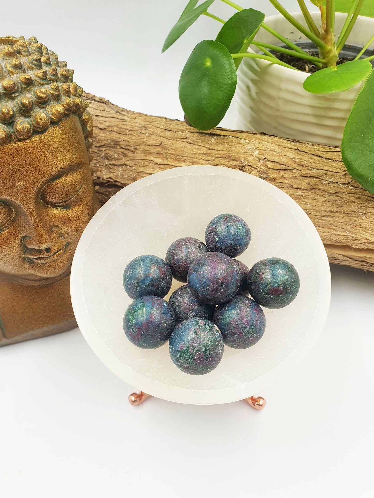 Ruby in Fuchsite Mini Crystal Sphere - approx 20mm