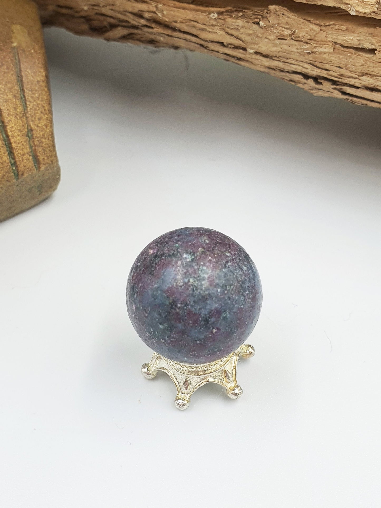 Ruby in Fuchsite Mini Crystal Sphere - approx 20mm
