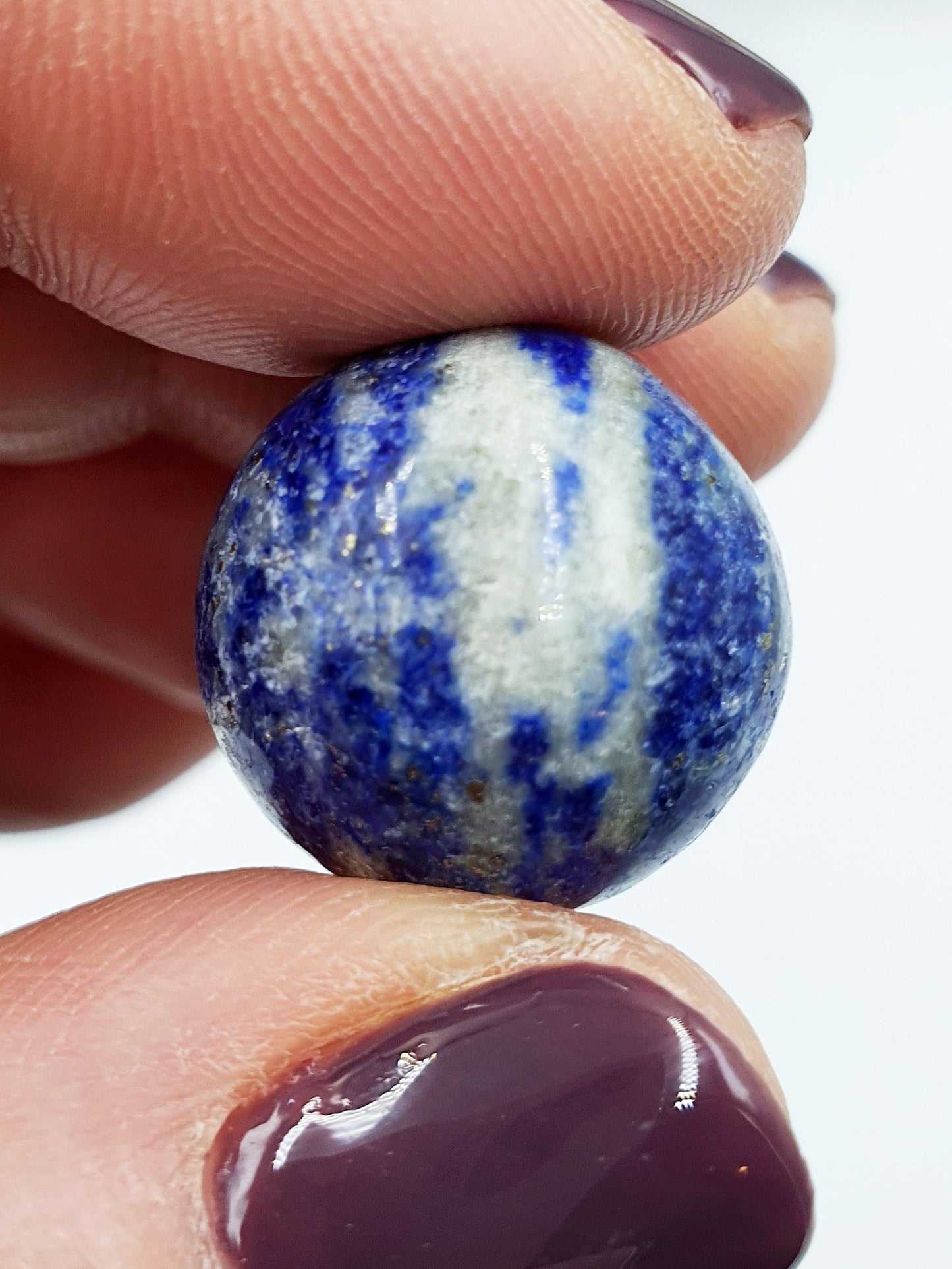 Lapis Lazuli Crystal Mini Sphere - 15mm to 17mm (UV Reaction)