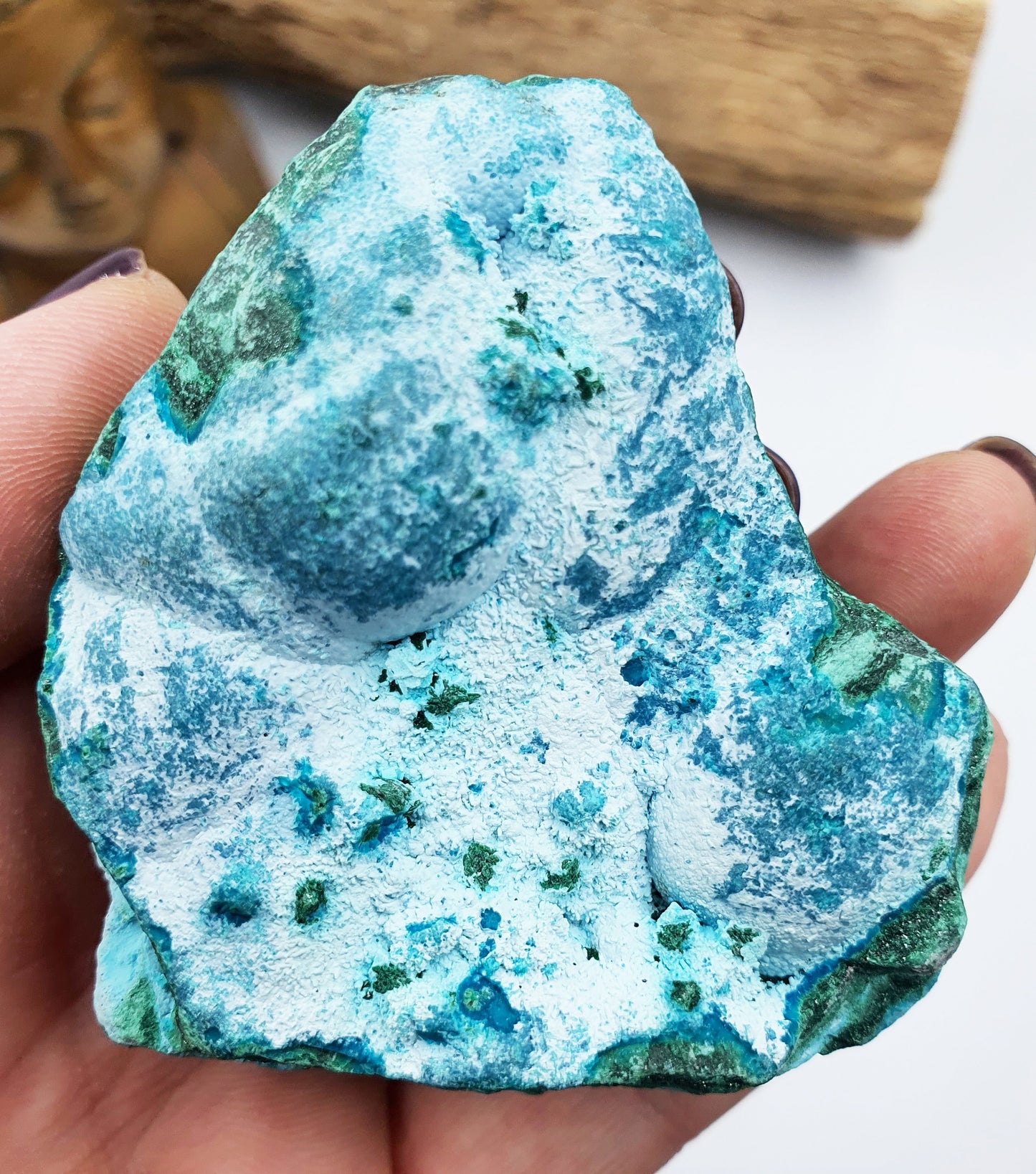 Raw Chrysocolla and Malachite