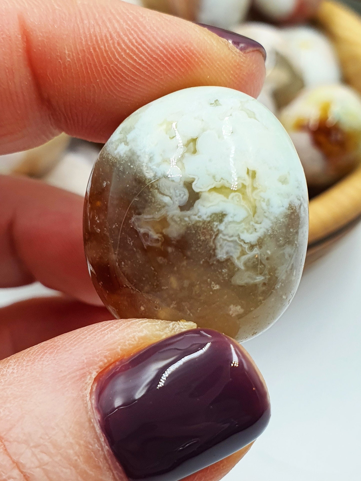 Flower Agate Tumbles