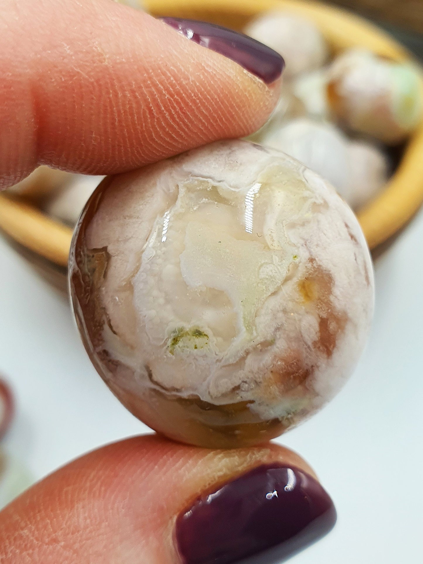 Flower Agate Tumbles