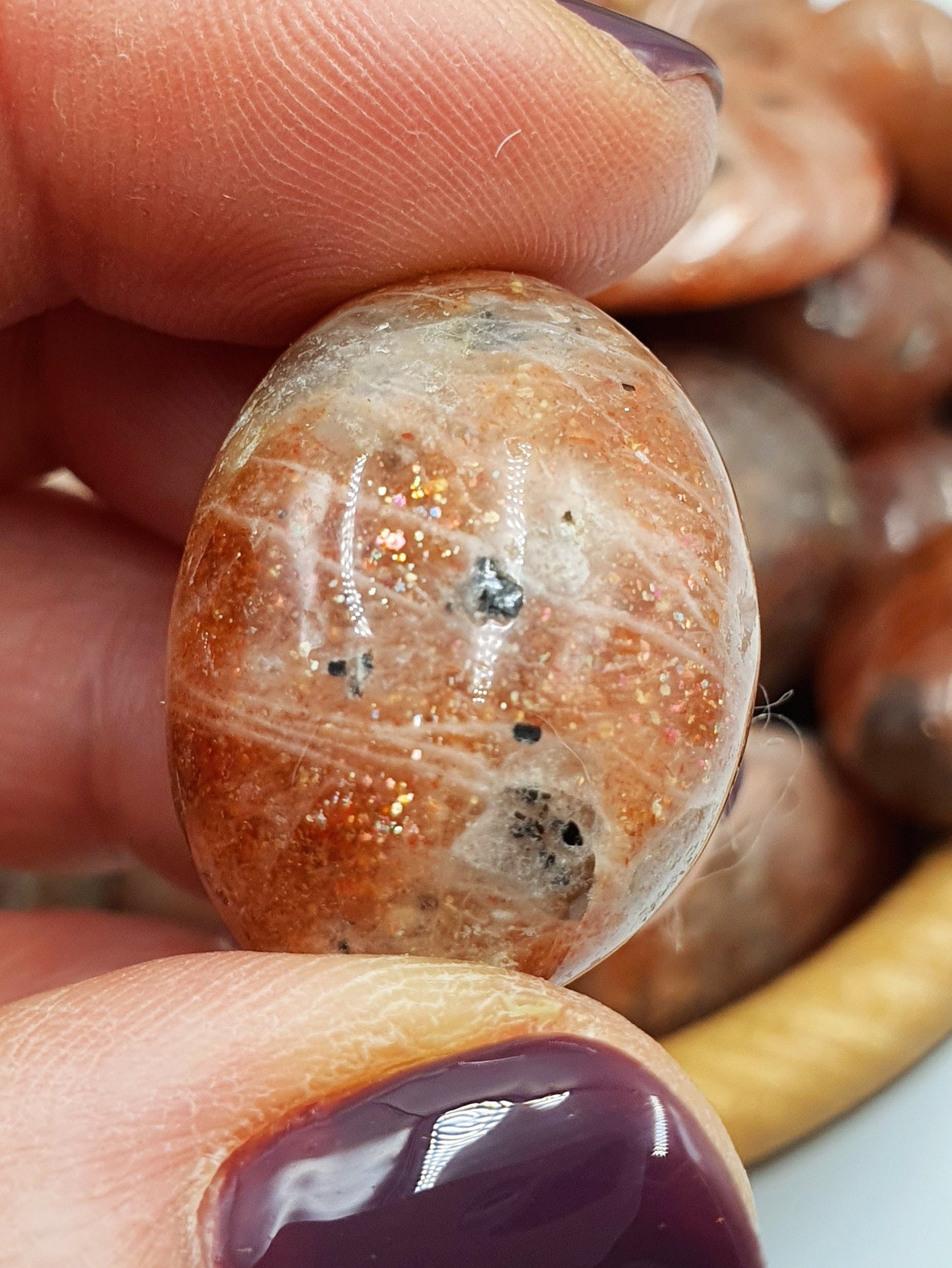 Sunstone Crystal Tumbles