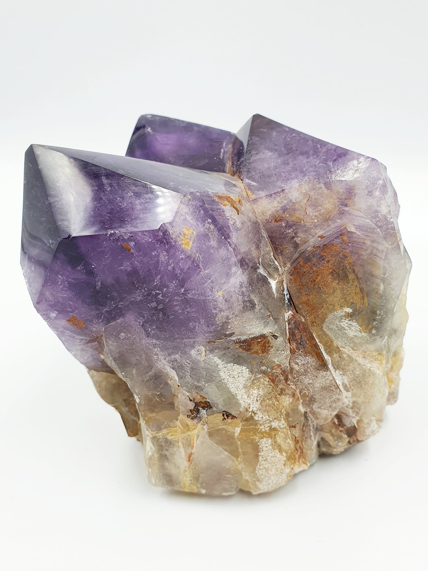 Amethyst Raw Polished Crystal Point