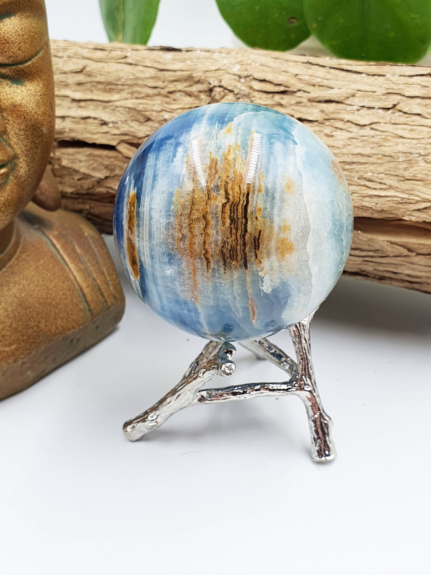 A Grade Large Blue Onyx Sphere - 56mm