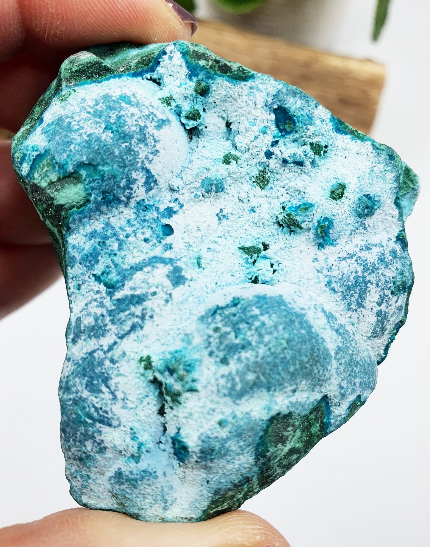 Raw Chrysocolla and Malachite