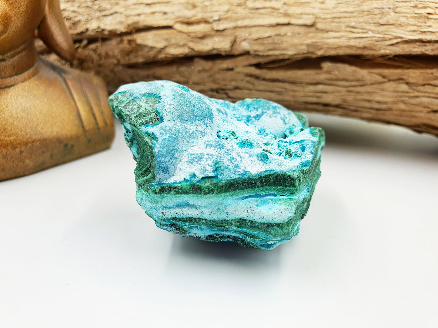 Raw Chrysocolla and Malachite