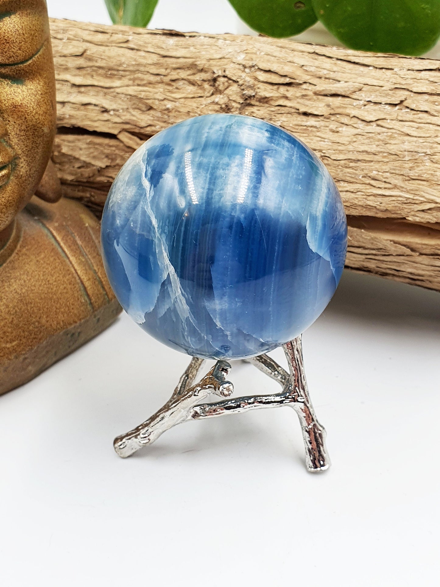 A Grade Large Blue Onyx Sphere - 56mm