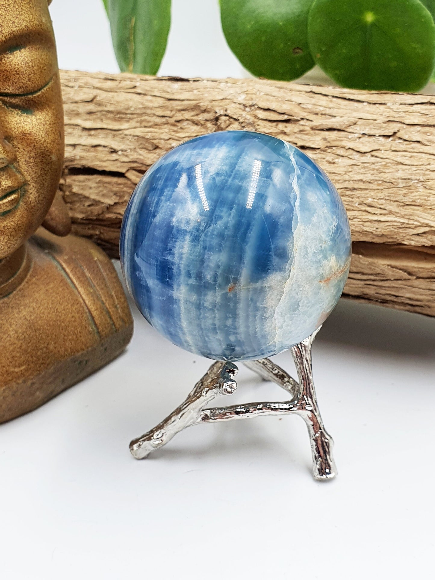 A Grade Large Blue Onyx Sphere - 56mm