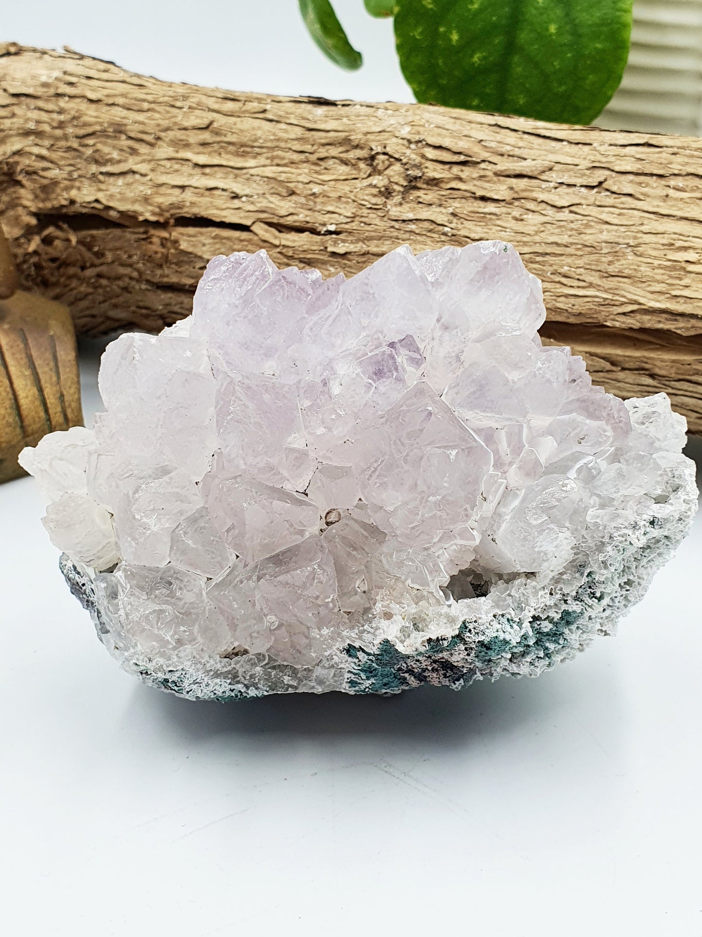 Phantom Quartz Natural Crystal Cluster