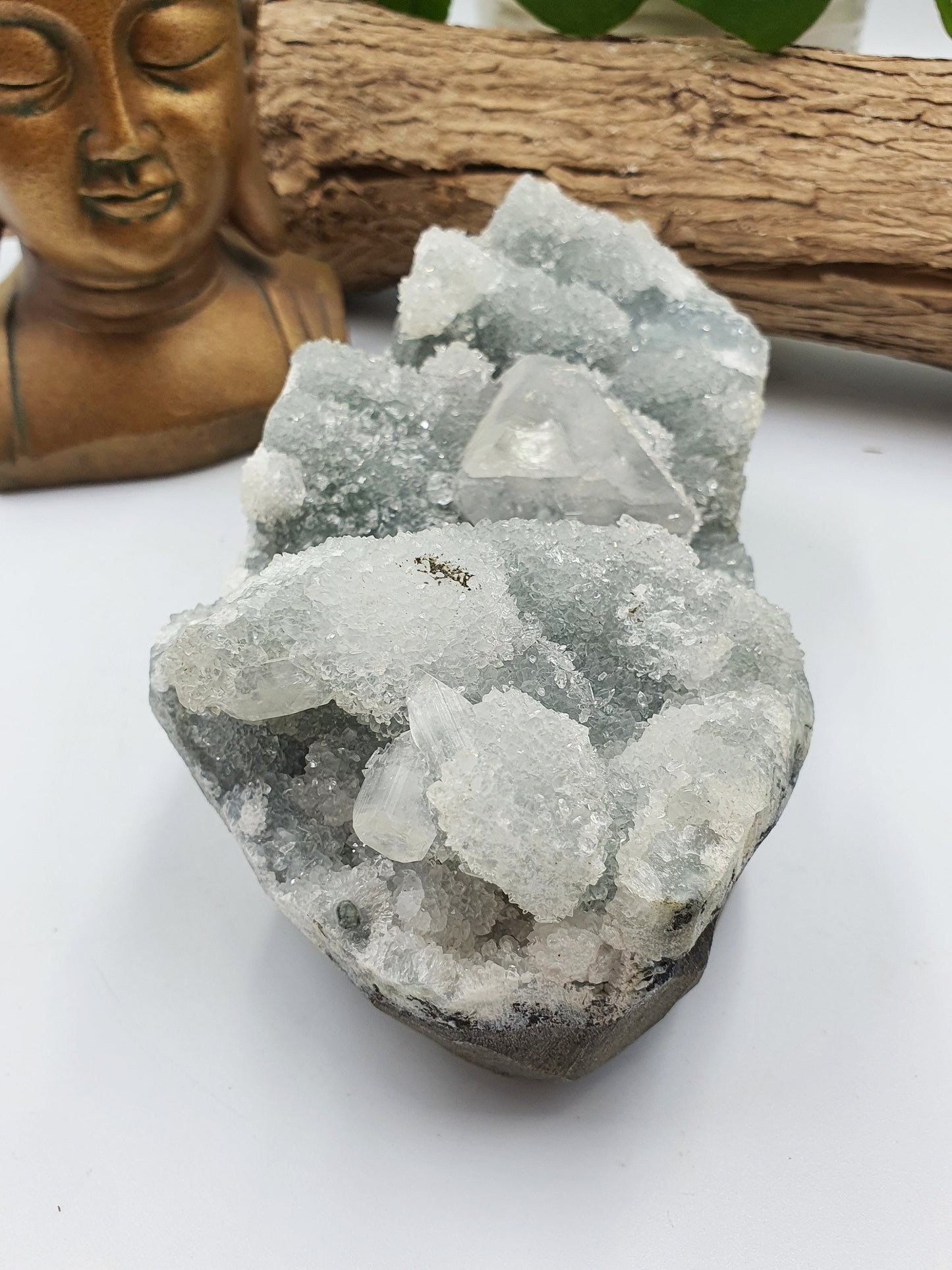 Natural Apophyllite Sparkly Raw Crystal Specimen - 1327g