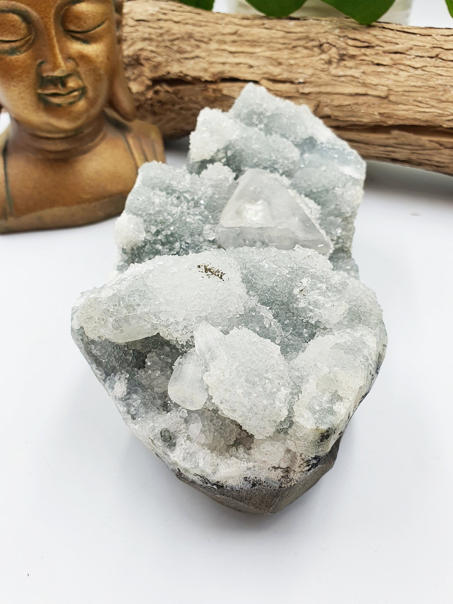 Natural Apophyllite Sparkly Raw Crystal Specimen - 1327g