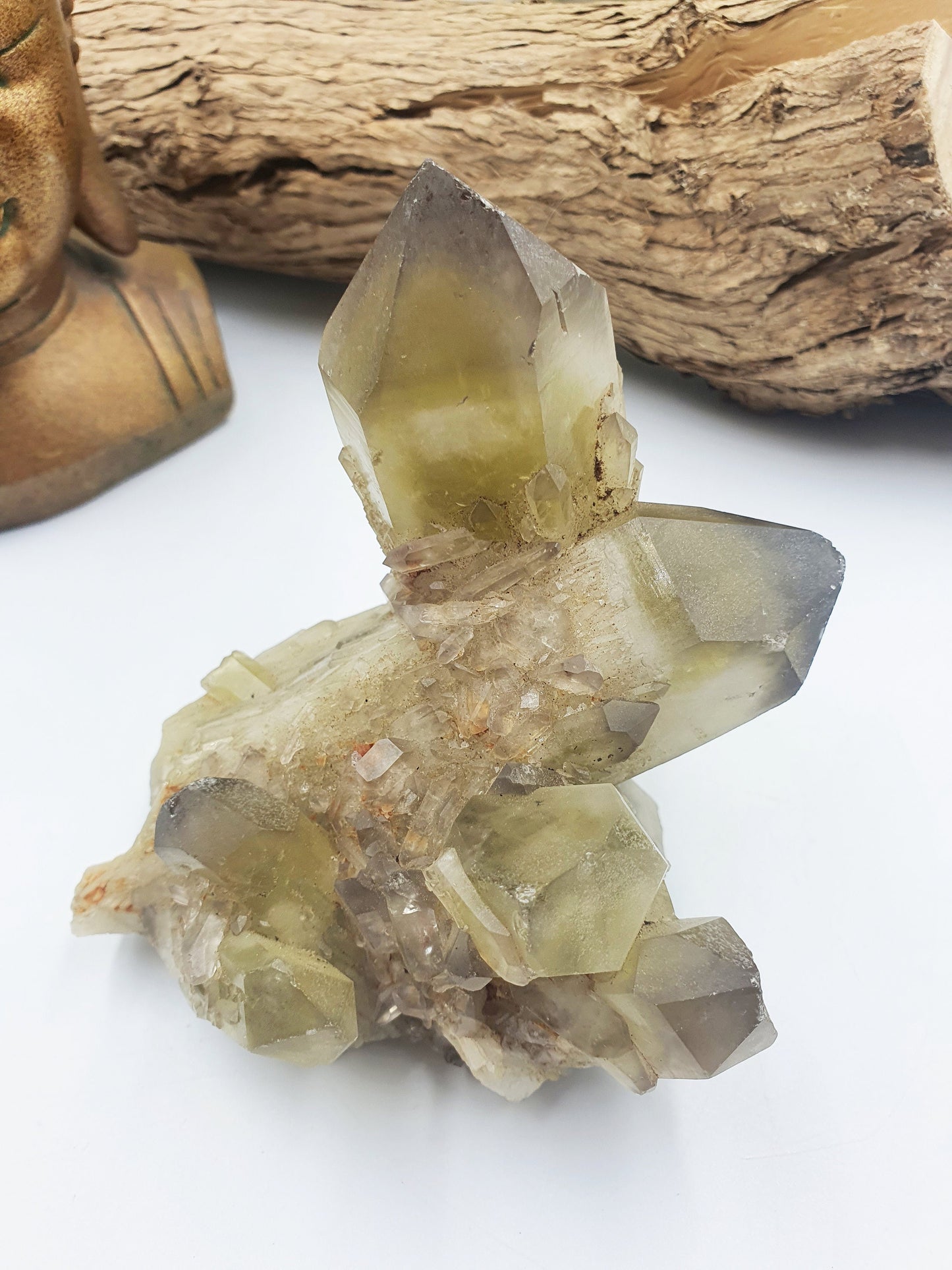 Raw Citrine Crystal Cluster