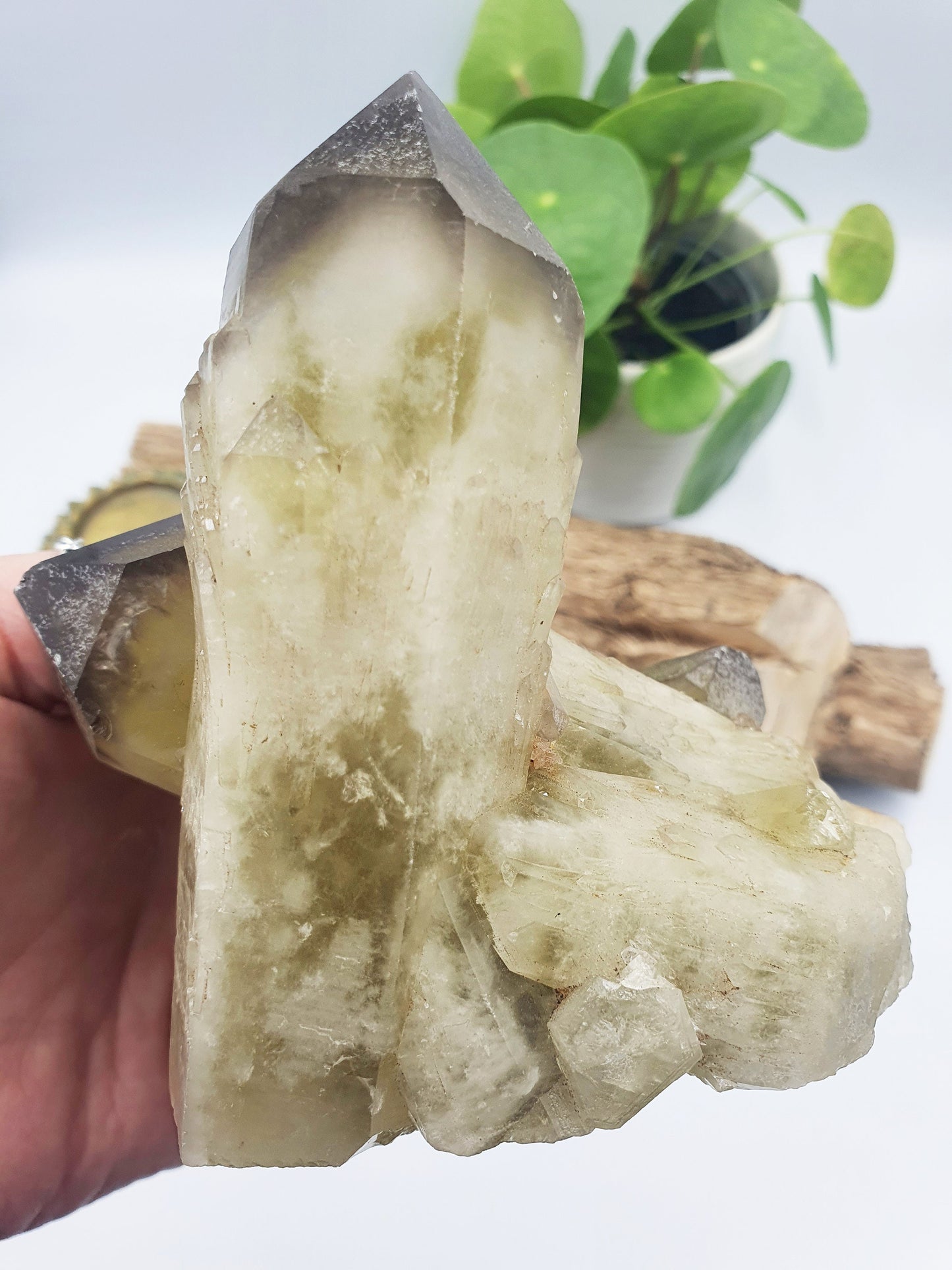 Raw Citrine Crystal Cluster