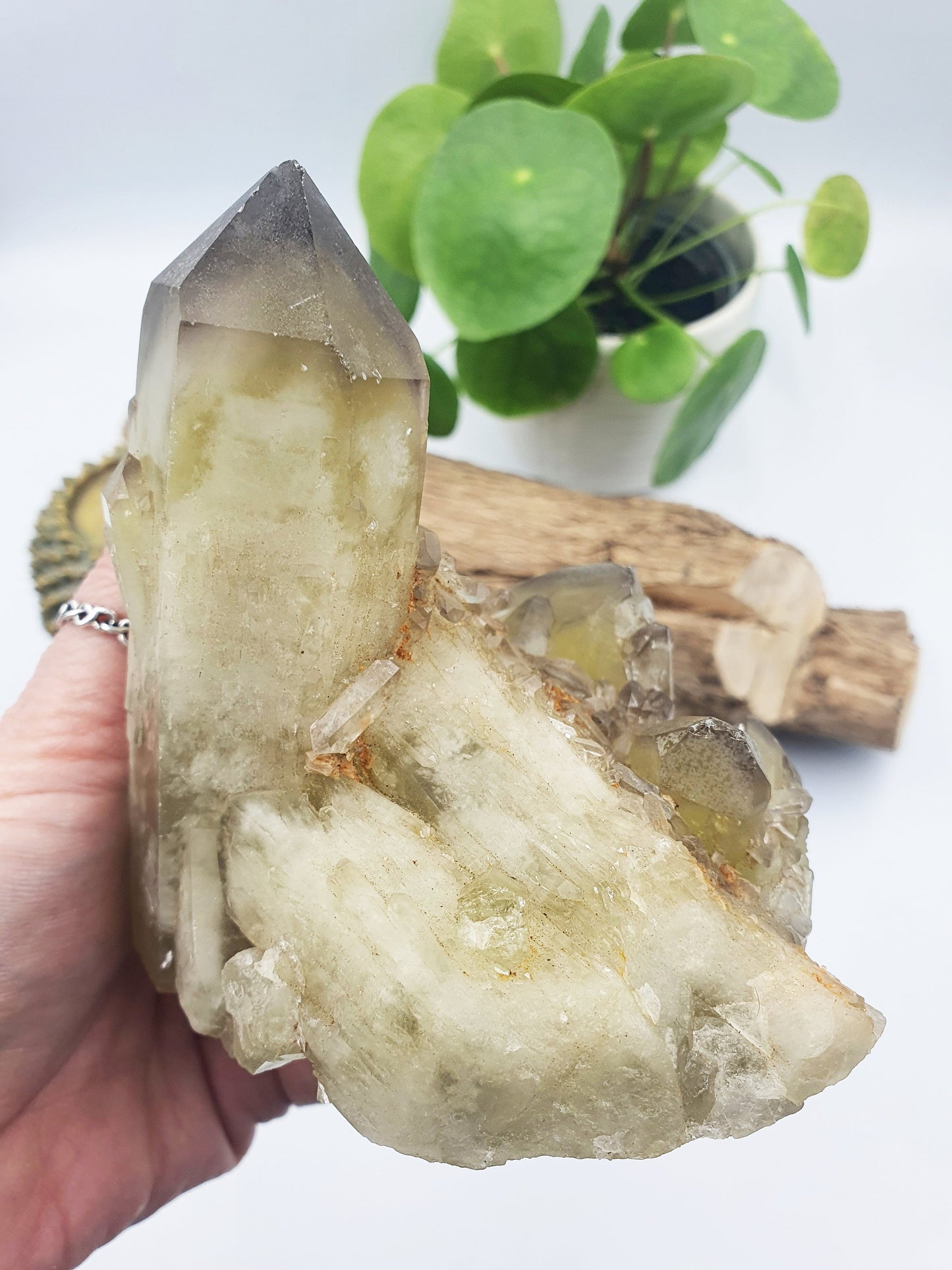 Raw Citrine Crystal Cluster