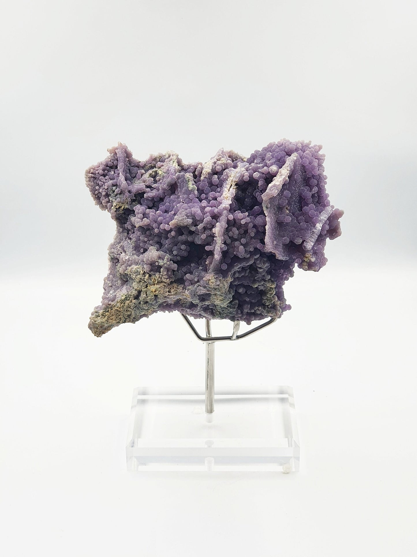 Raw Grape Agate Cluster Specimen (Large)- Purple and White- Grade A Crystal- - 3120 grams