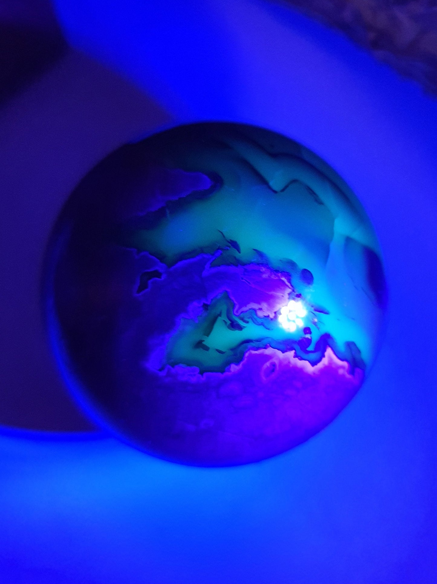 Amazing Volcanic Agate Crystal Sphere