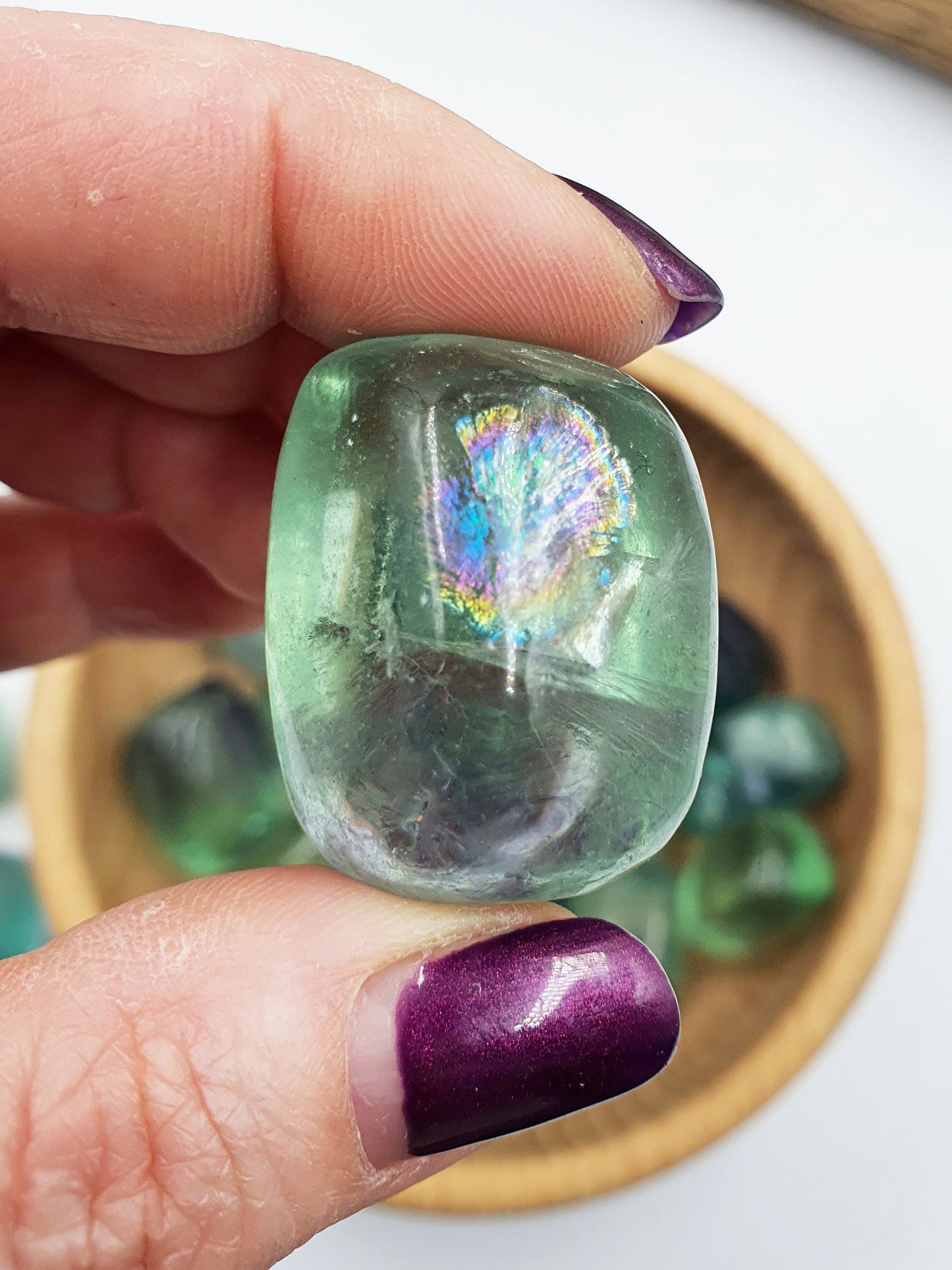 Fluorite Tumbles