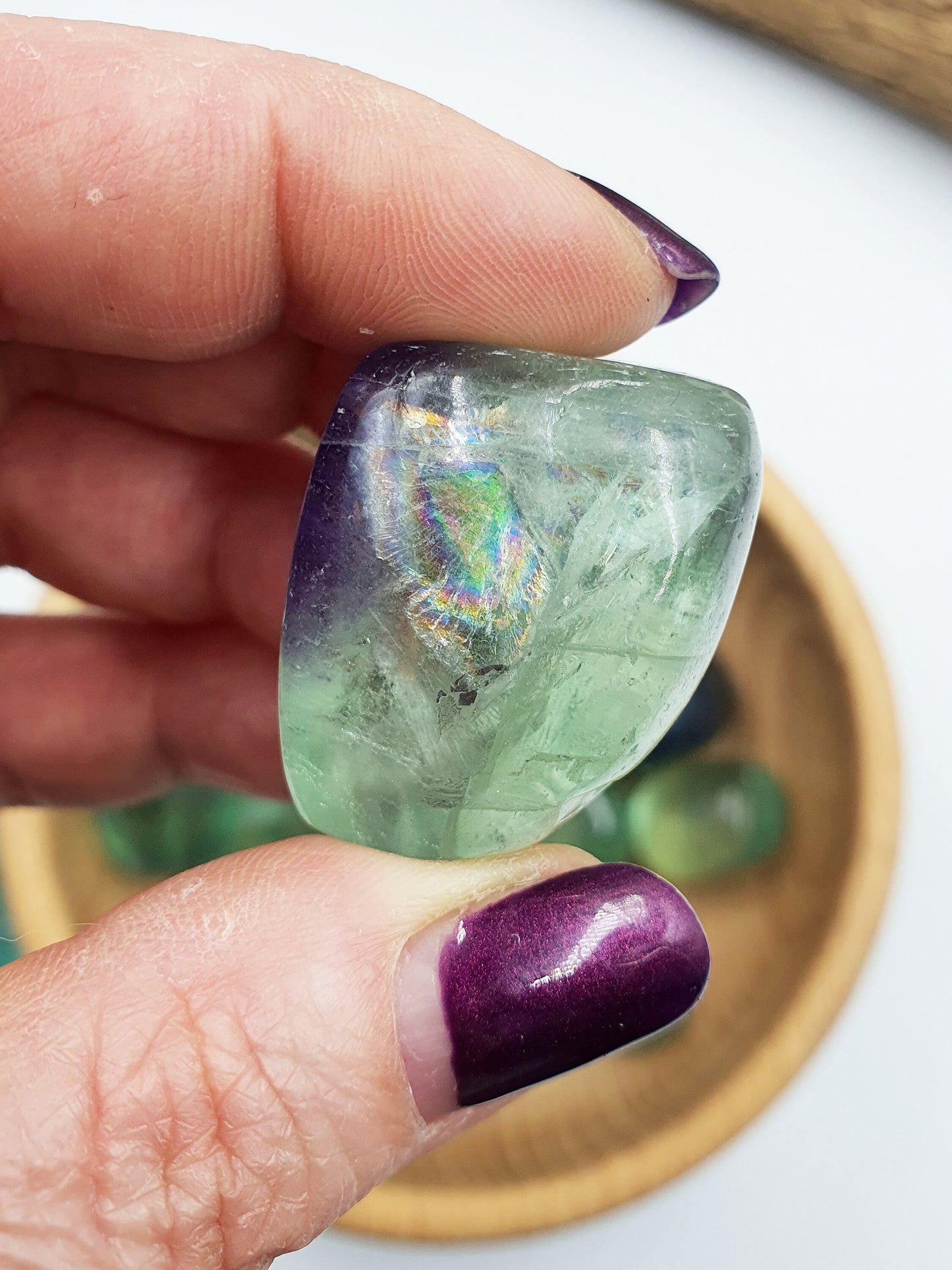 Fluorite Tumbles