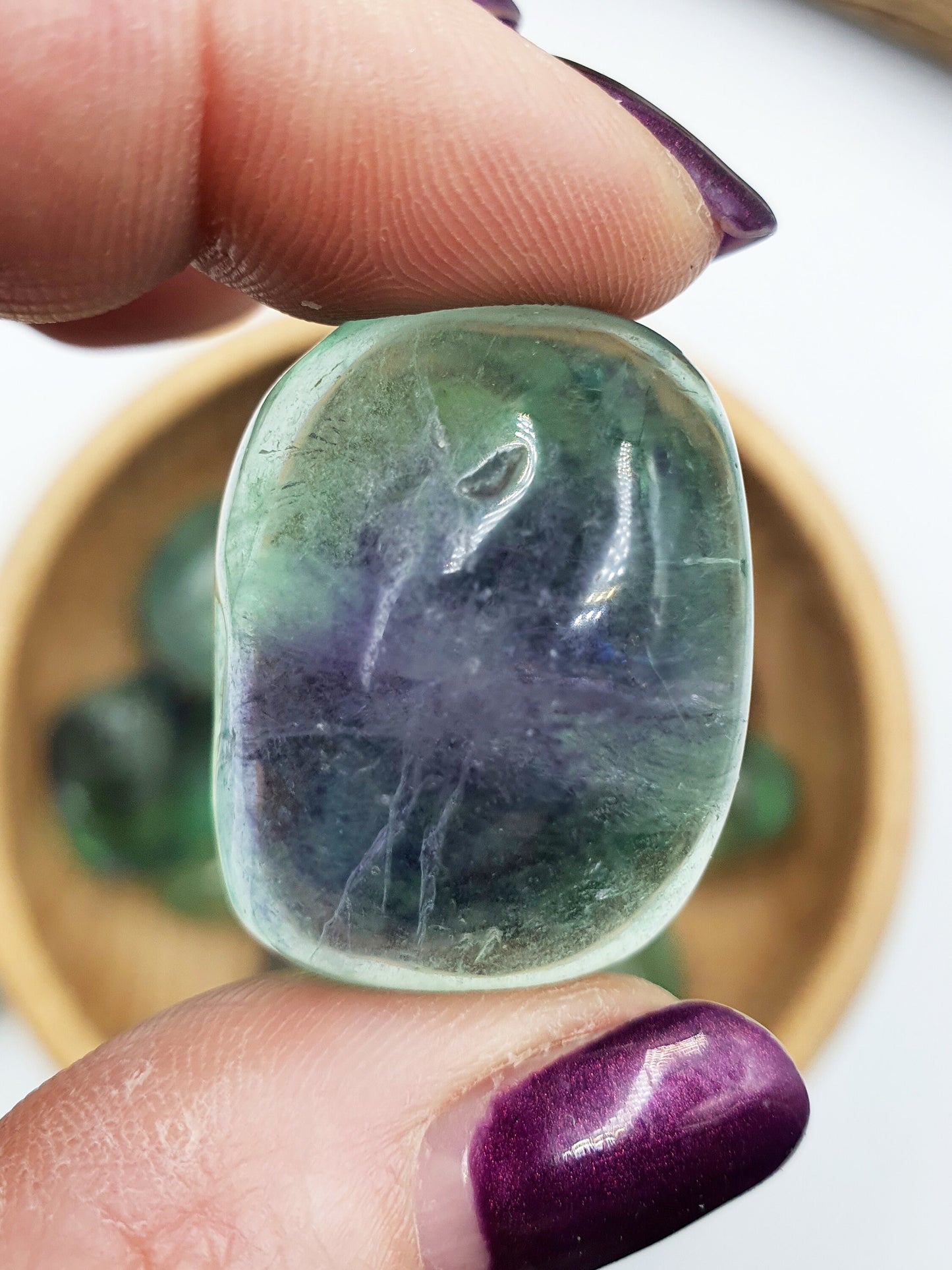 Fluorite Tumbles