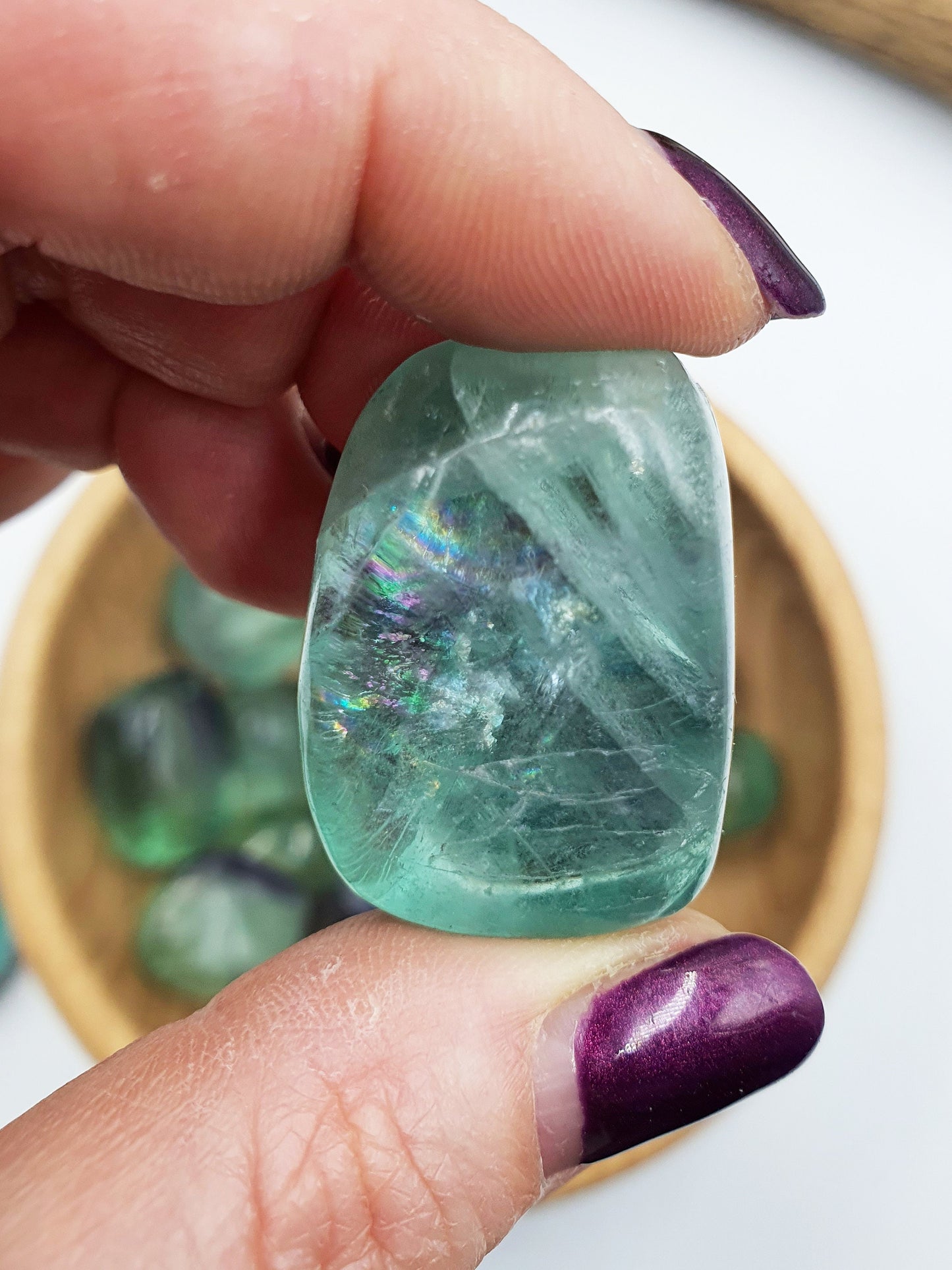 Fluorite Tumbles