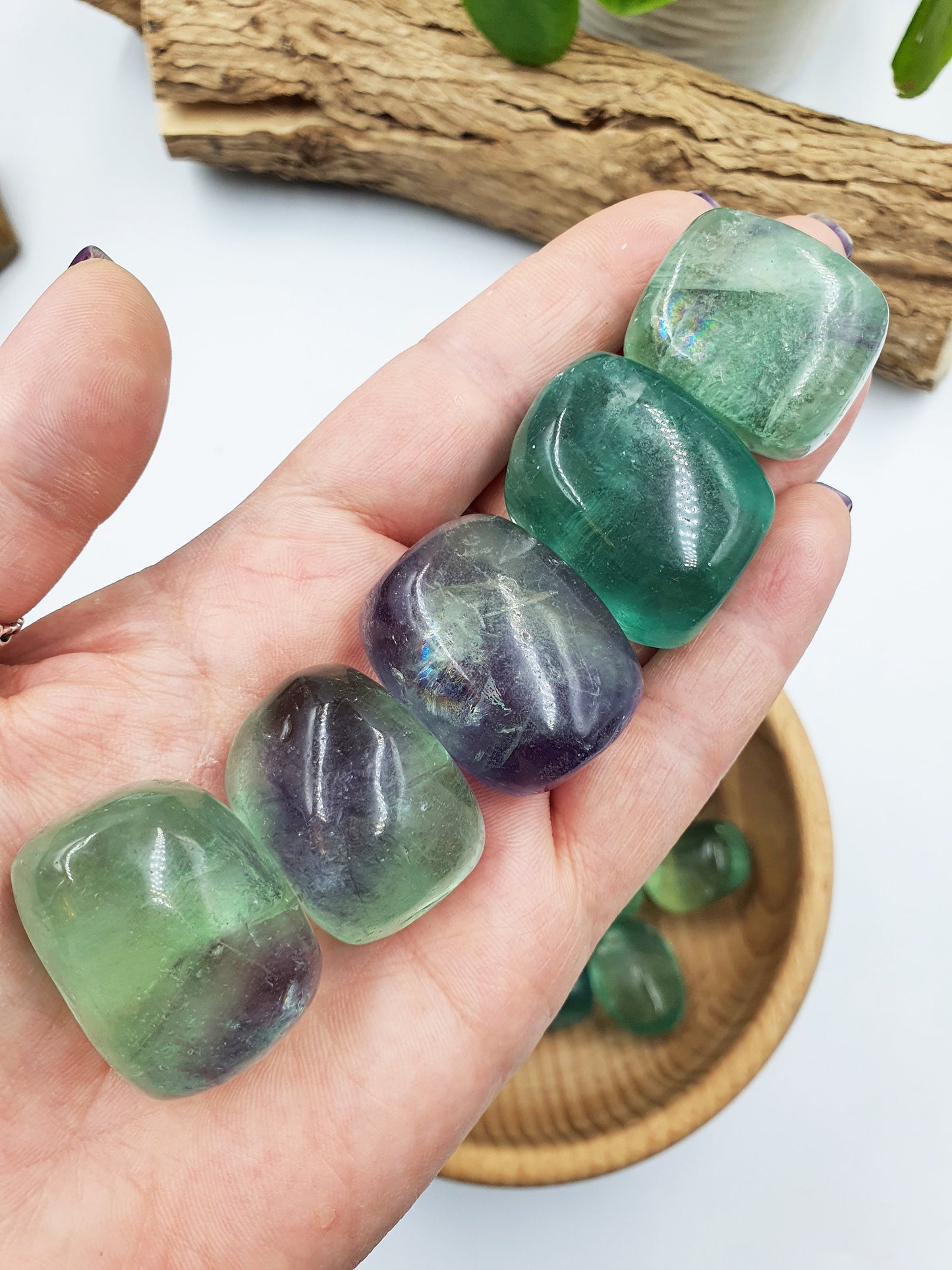 Fluorite Tumbles