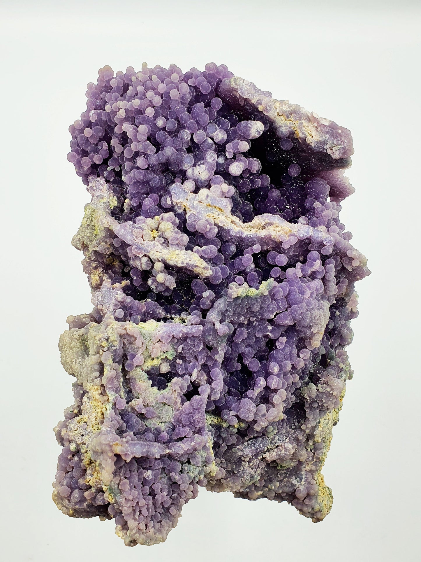 Raw Grape Agate Cluster Specimen (Large)- Purple and White- Grade A Crystal- - 3120 grams