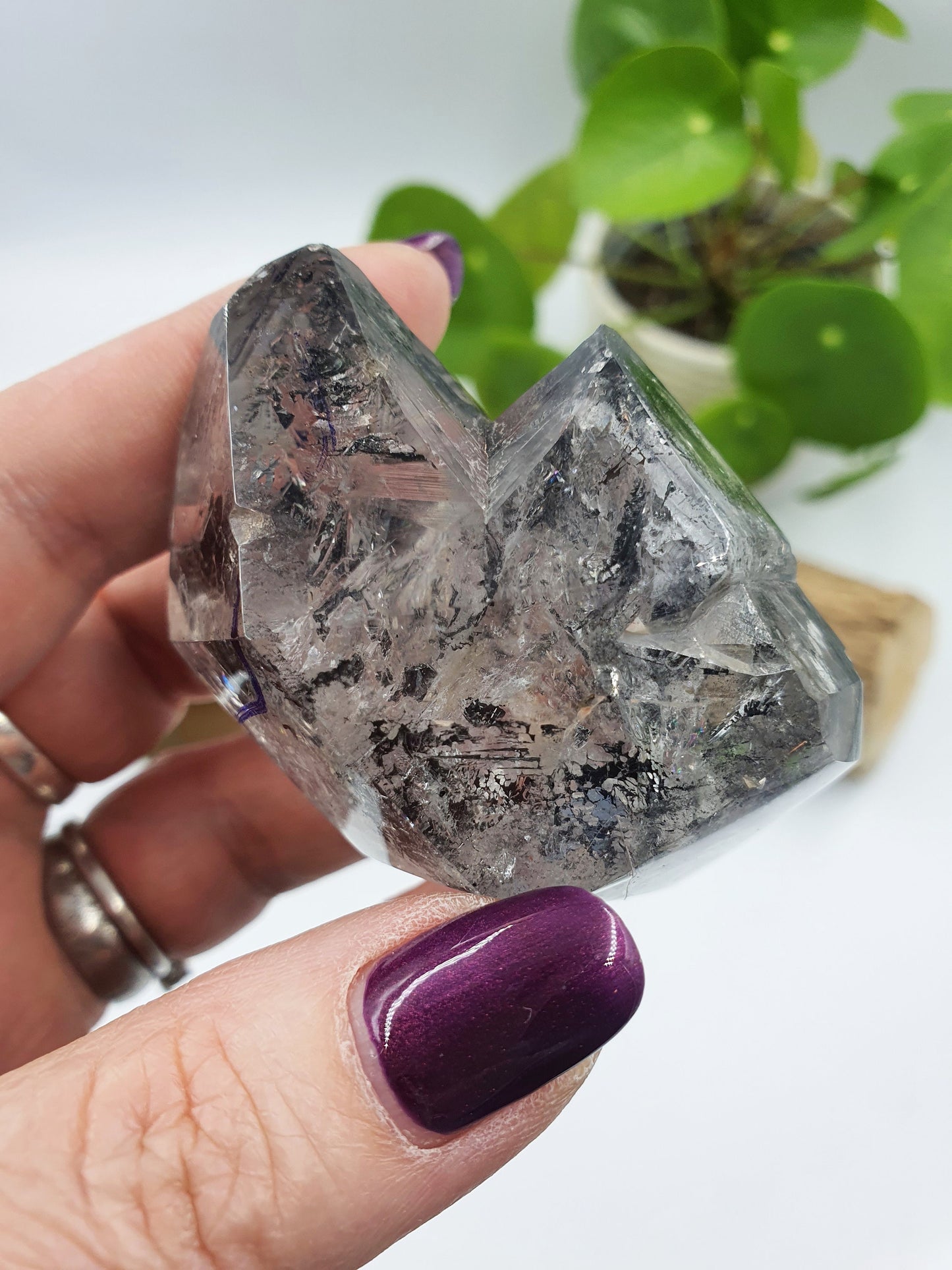 A Grade Herkimer Diamond Enhydro with moving bubble