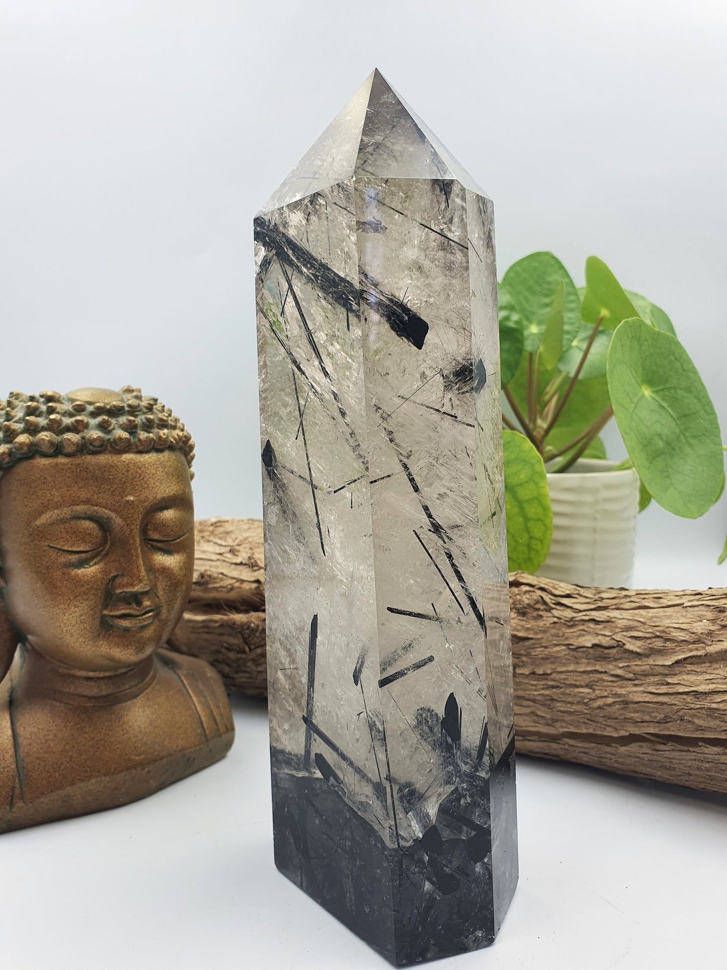Large Tourmaline and Quartz Tower