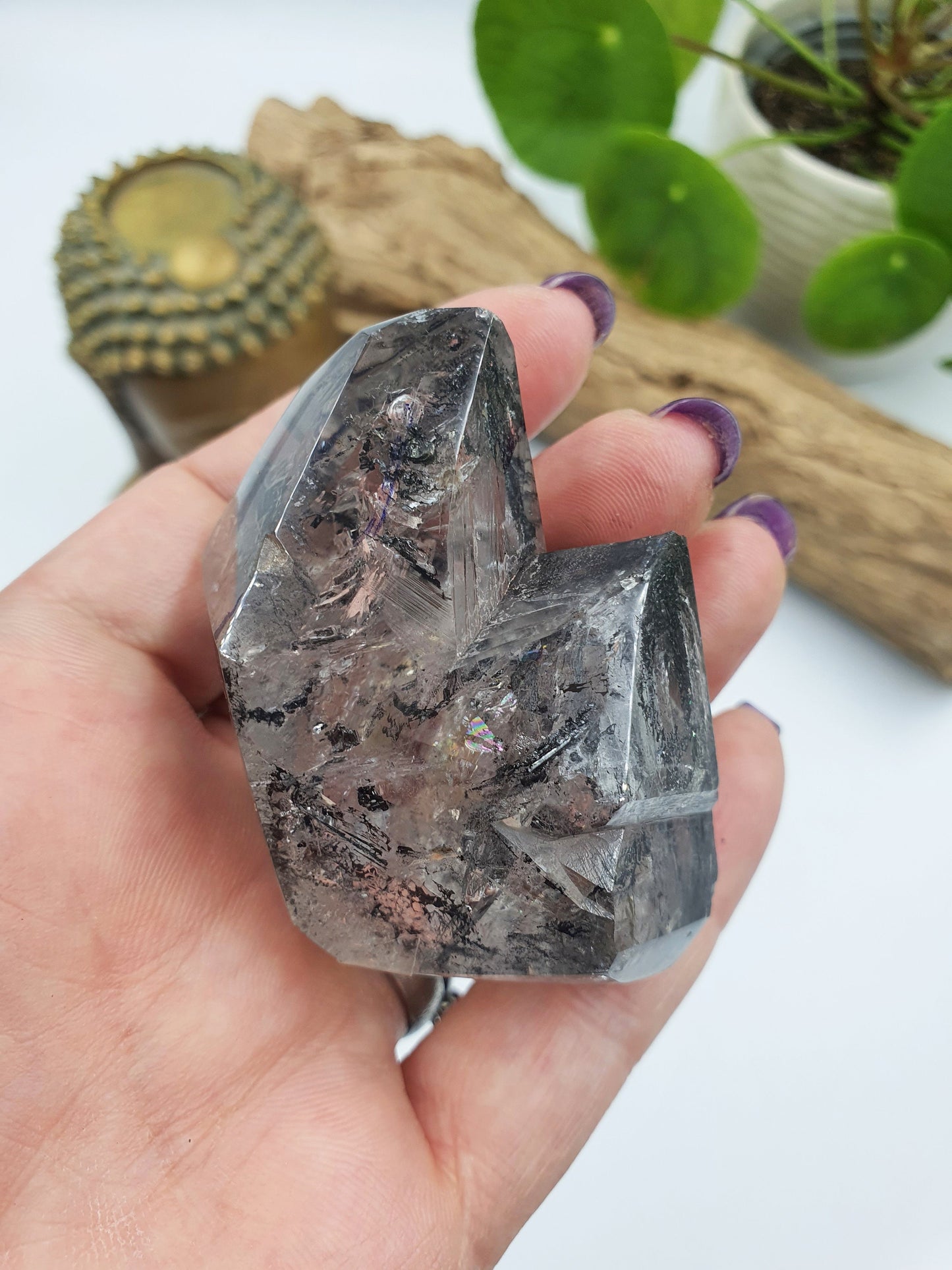 A Grade Herkimer Diamond Enhydro with moving bubble