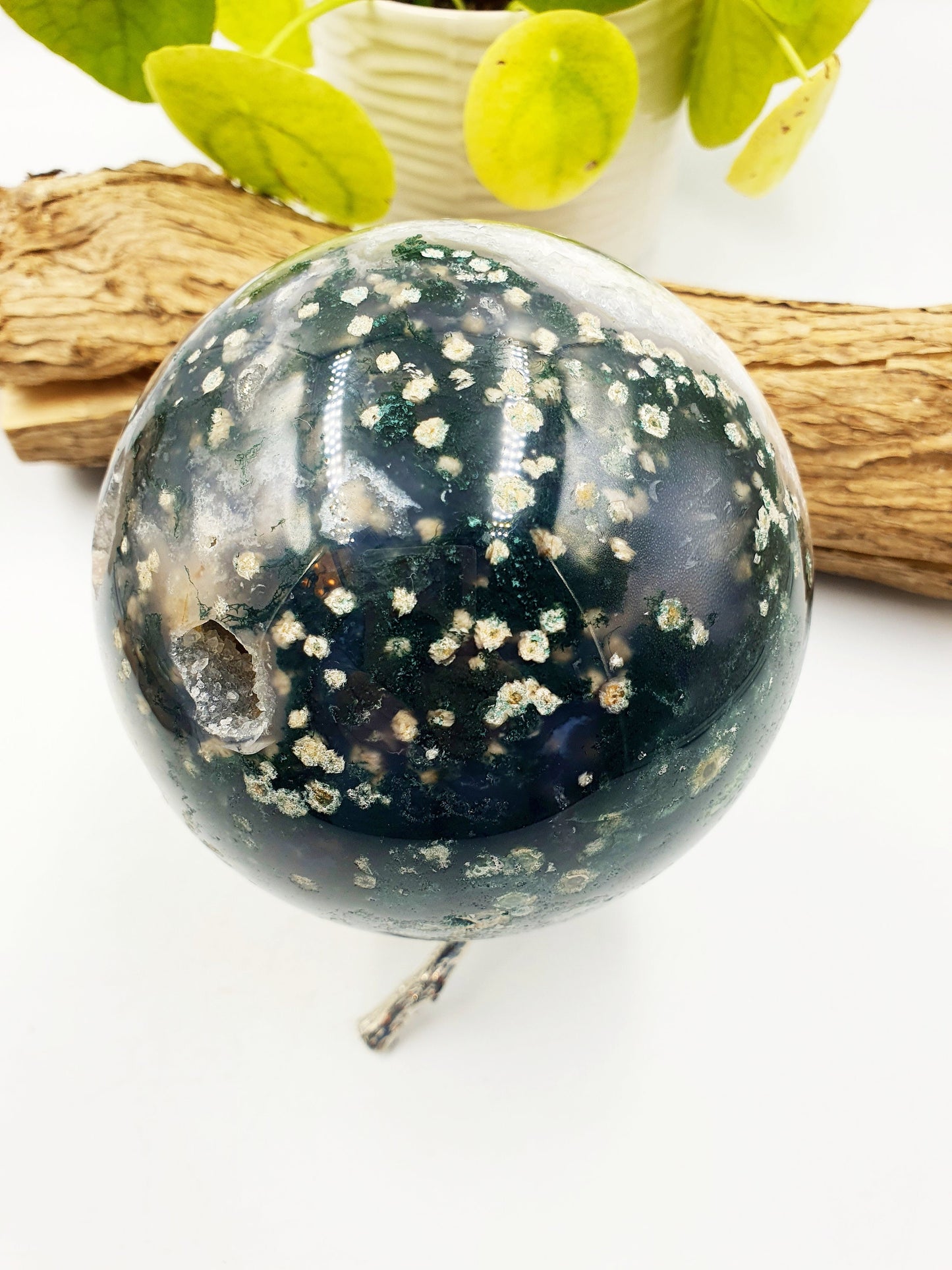 Large Ocean Jasper Sphere