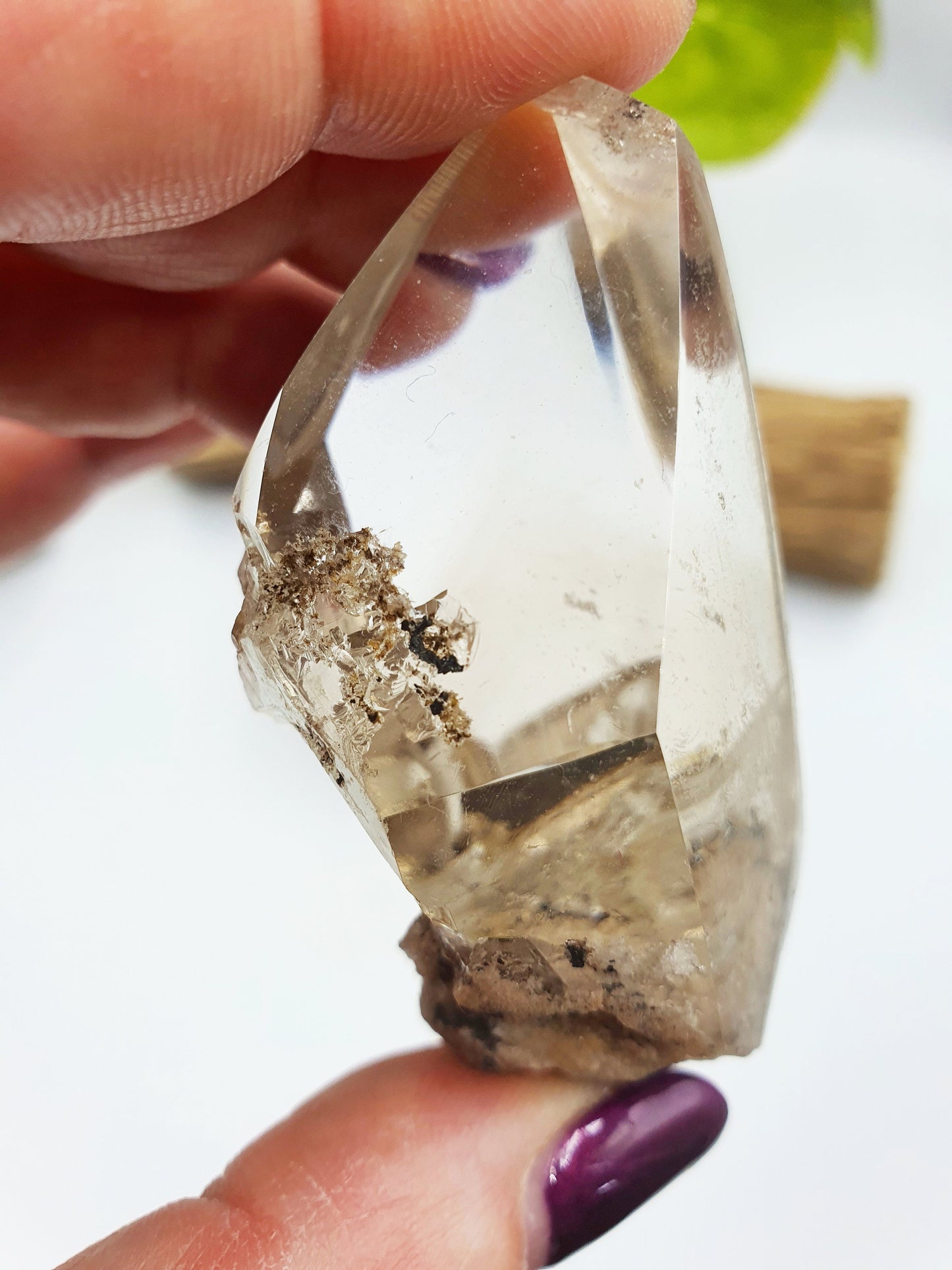 White Garden Quartz Freeform /Lodolite Quartz Freeform